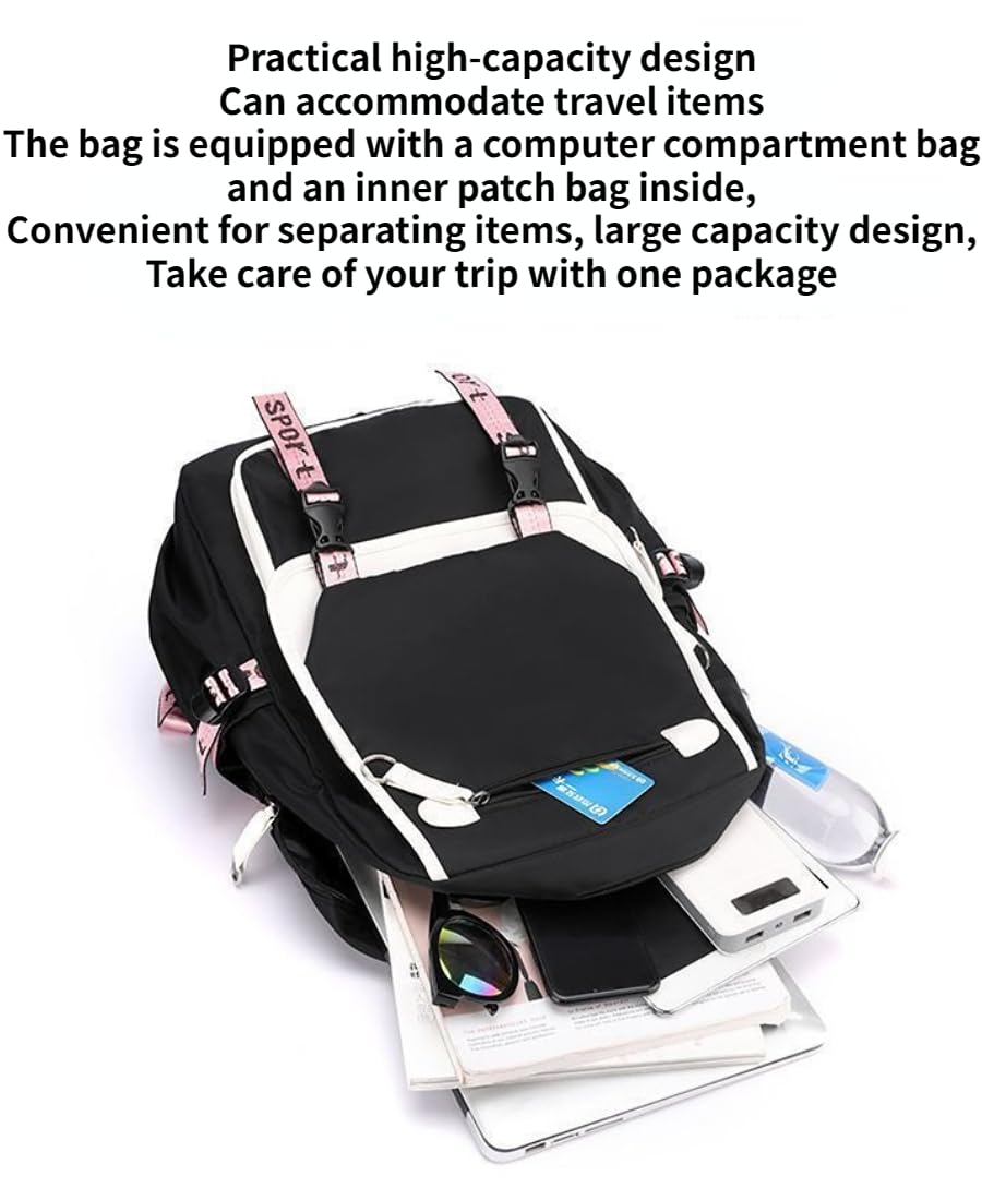Cute Cartoon Capybara Backpack - Lightweight Waterproof Daypack for Women & Girls | Perfect for School, Travel & Outdoor Adventures (Style A)