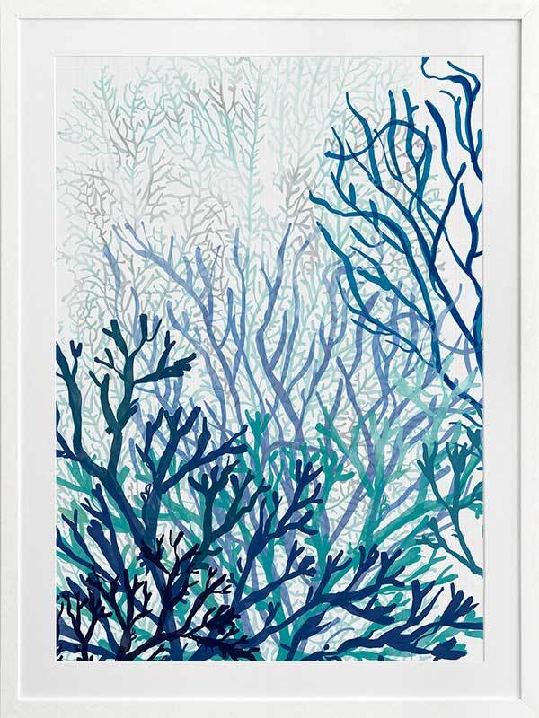 Bridgehampton I Framed Art Print - Coastal Wall Decor for Living Room, Bedroom & Office - Premium Canvas Painting for Home & Office Decoration