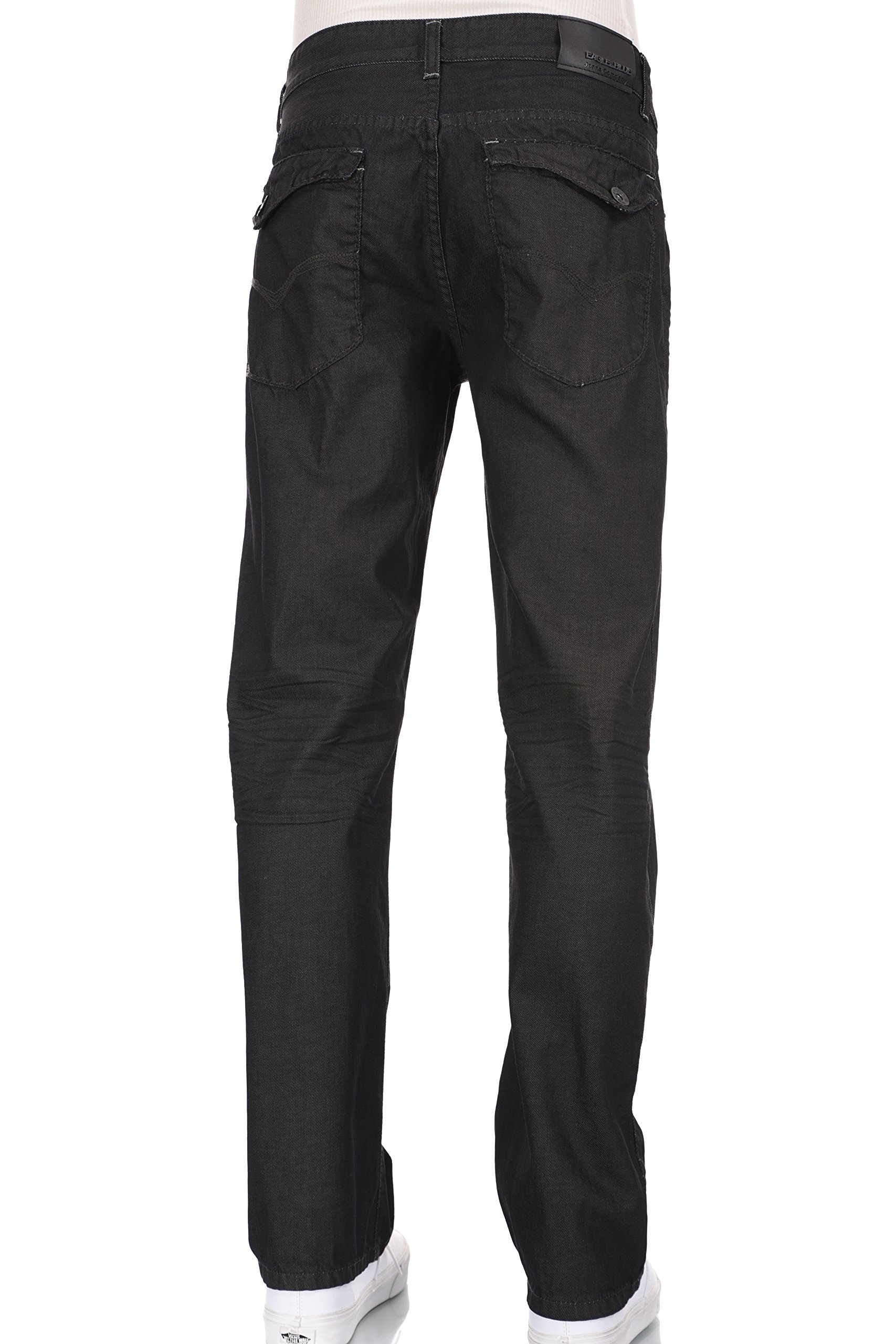 Men's Slim Fit Stretch Coated Jeans - Charcoal Grey Wash | Comfortable & Stylish for Casual Wear, Office & Night Out