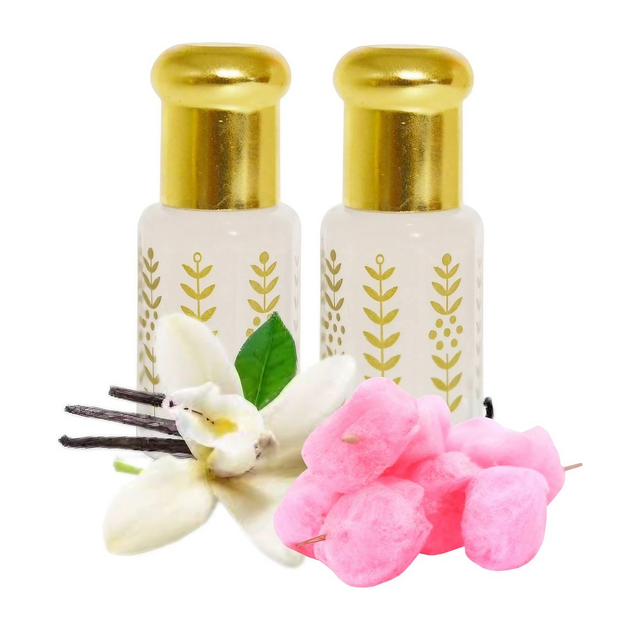 Premium Vanilla Flavored Tahara Musk & Cotton Candy Gift Set - 2 Pack | Handmade in France | Fast Shipping | Perfect for Gifting & Special Occasions
