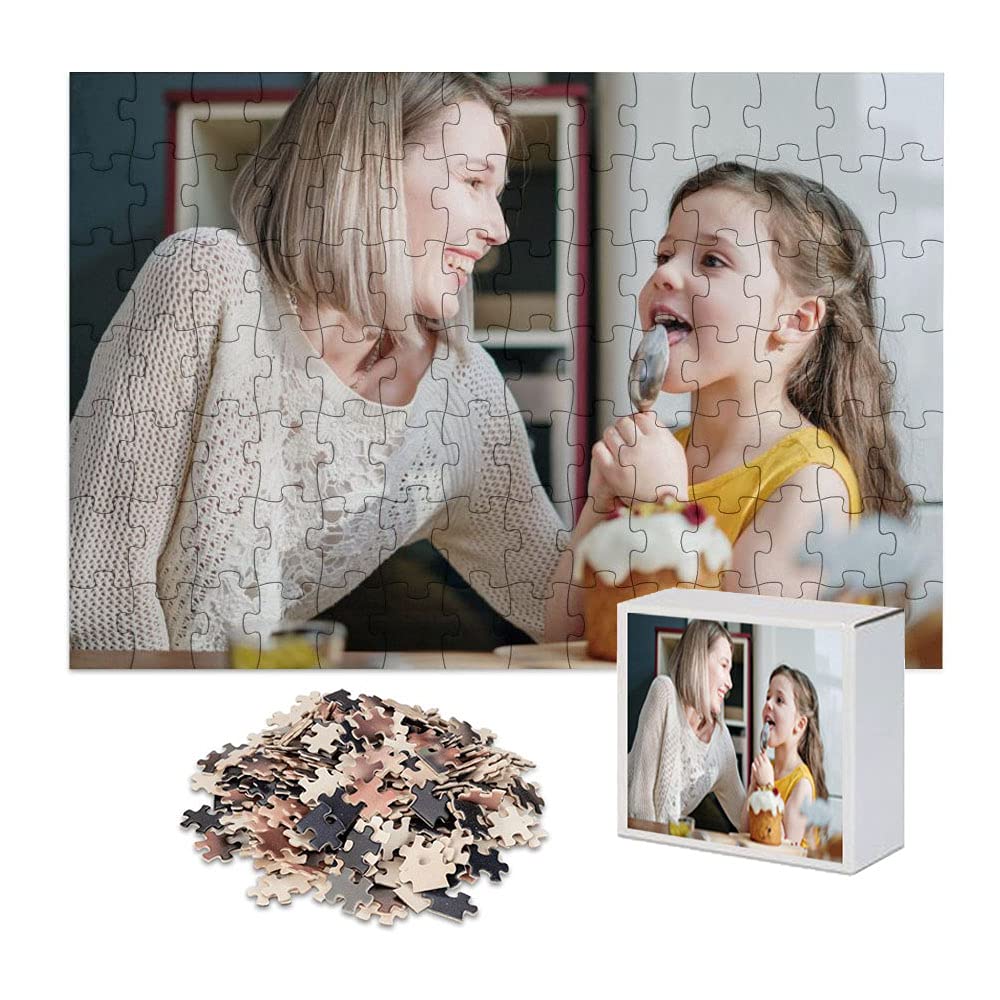 Custom Photo Puzzle - Personalized 98-Piece Jigsaw Puzzle for Kids & Adults - Perfect Gift for Christmas, Birthdays, Anniversaries - Create Unique Family & Pet Photo Gifts - Fun Activity for Family Game Nights & Special Occasions
