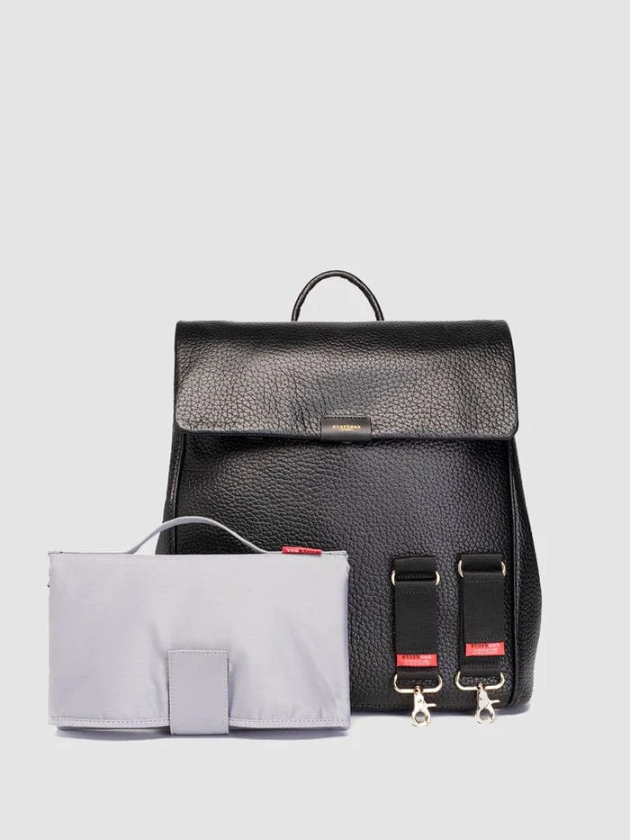 Storksak St James Genuine Leather Diaper Bag for Moms - Perfect for Baby Essentials, Travel & On-the-Go Parenting