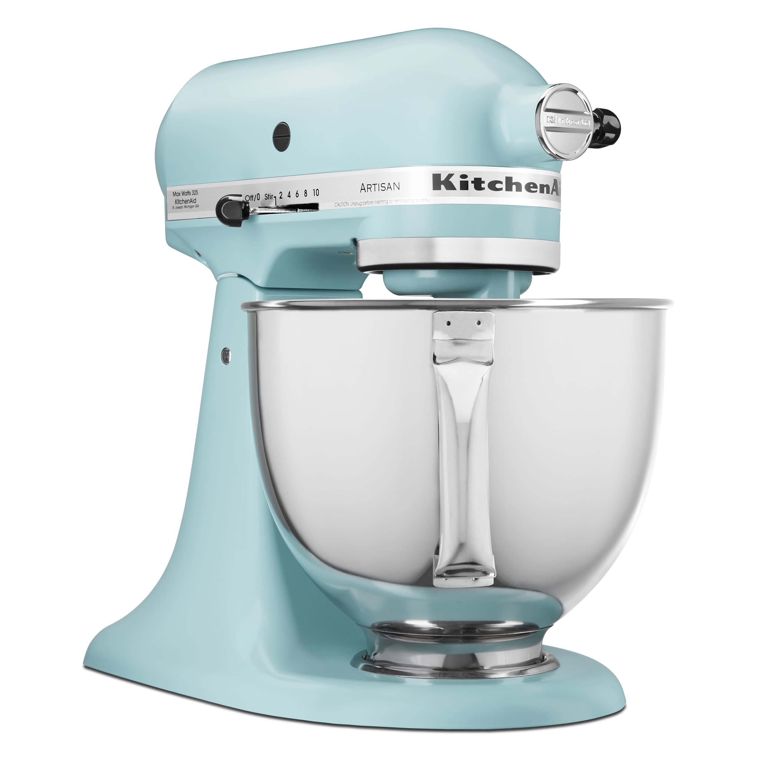 KitchenAid Artisan Series 5 Quart Tilt-Head Stand Mixer with Pouring Shield - KSM150PS in Mineral Water Color - Perfect for Baking Bread, Cookies & Cakes at Home