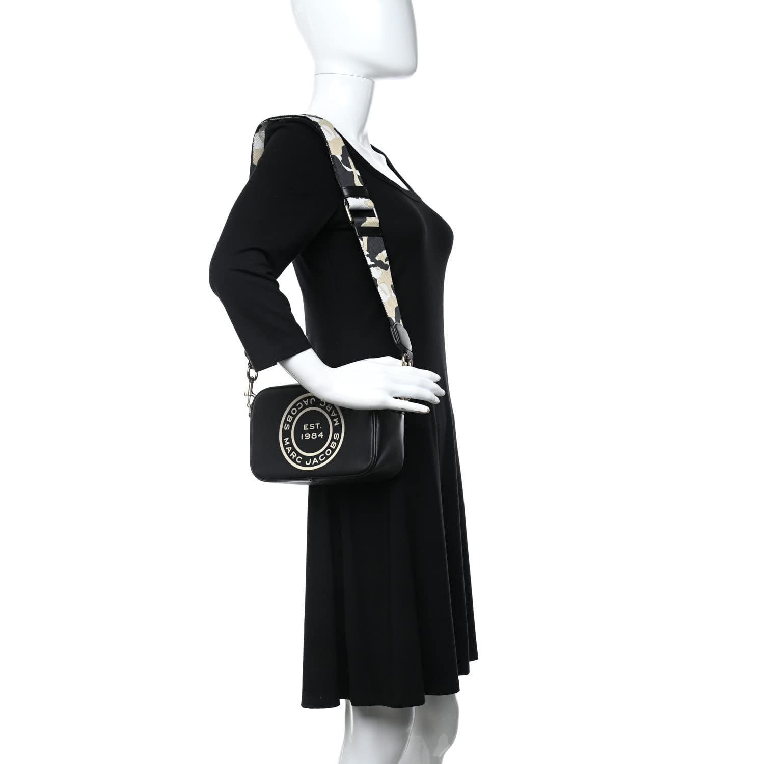 Marc Jacobs Flash Leather Crossbody Bag in Iced Coffee - Stylish Designer Shoulder Bag for Women | Perfect for Work, Travel & Evening Out