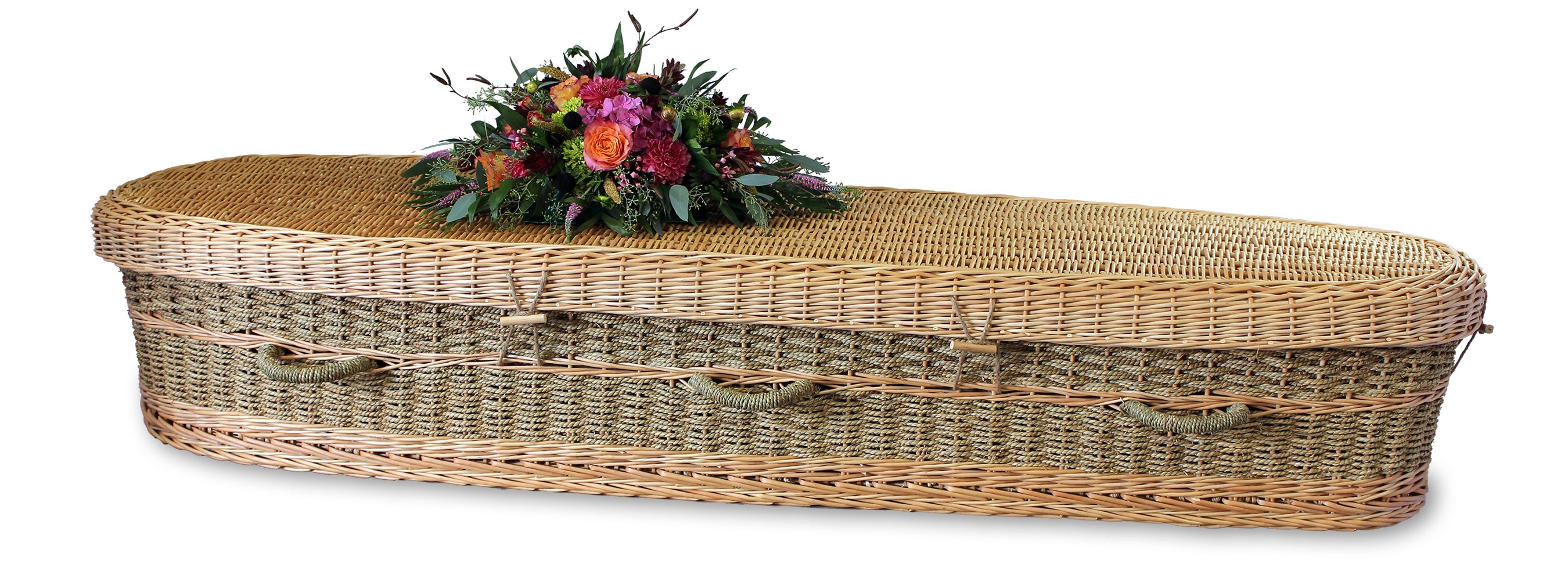 Eco-Friendly Biodegradable Seagrass Casket for Burial or Cremation | Sustainable & Natural Funeral Solution | Perfect for Green Burials & Eco-Conscious Memorials