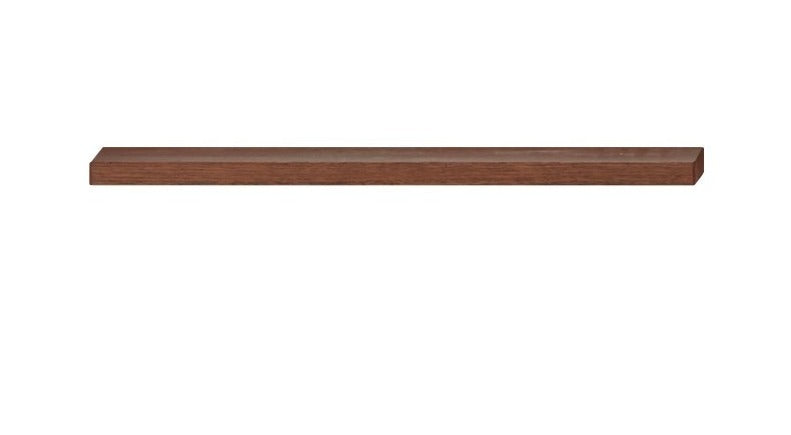 Solid Oak Wood Wall Shelf - Rustic Floating Shelf for Living Room, Bedroom, Kitchen Storage & Decor - Handmade Hanging Wall Rack for Home Organization