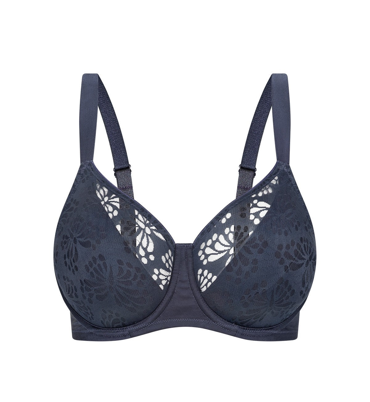 Lacy Minimizer Bra for Women - Seamless Full Coverage Underwire Bra - Comfortable T-Shirt Bra for Everyday Wear - Perfect for Work, Gym & Casual Outfits