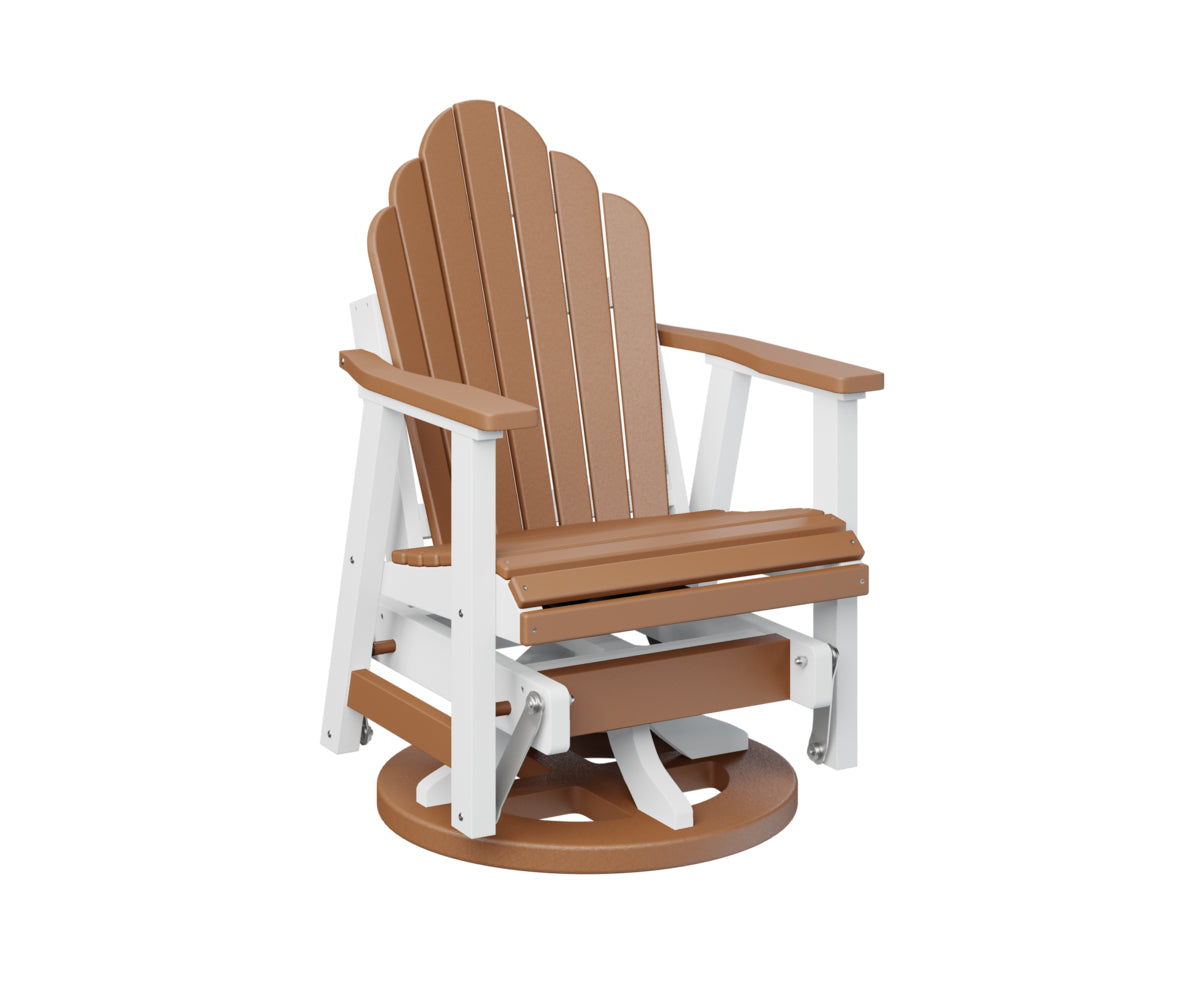 Berlin Gardens Cozi Back Swivel Glider - Outdoor Patio Rocking Chair with Cushion, Weather-Resistant for Garden, Deck, Porch & Poolside Relaxation