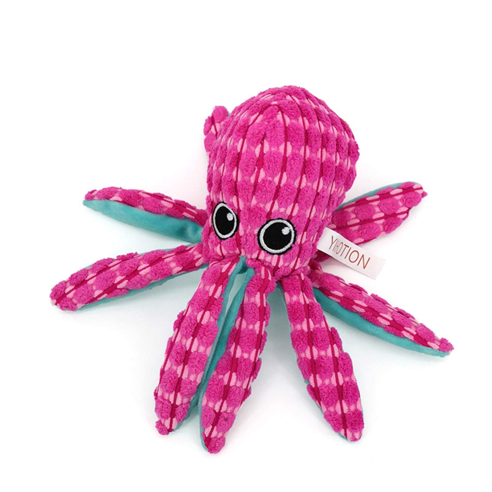 Durable Octopus Plush Dog Toy - Interactive Chew Toy with Squeaker for Small, Medium & Large Dogs - Perfect for Playtime, Training & Bonding with Your Pet