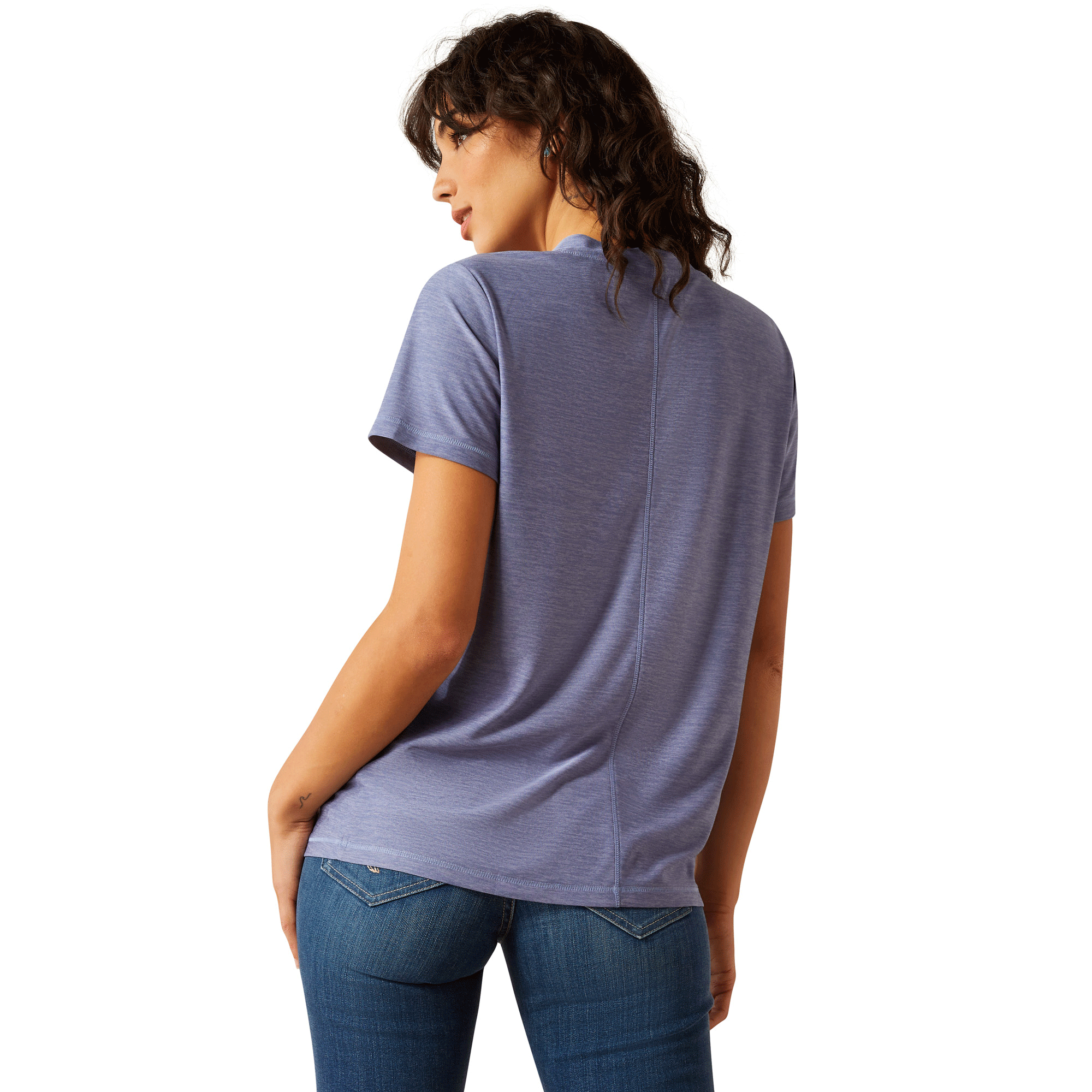 Ariat Women's Laguna Short Sleeve V-Neck T-Shirt - Comfortable Casual Tee for Everyday Wear, Outdoor Activities & Summer Outfits