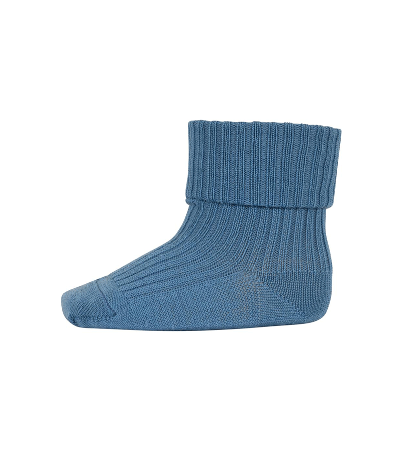 Premium Blue Wool Rib Socks by MP Denmark - Warm & Comfortable Winter Socks for Men & Women - Perfect for Hiking, Skiing & Cold Weather Activities