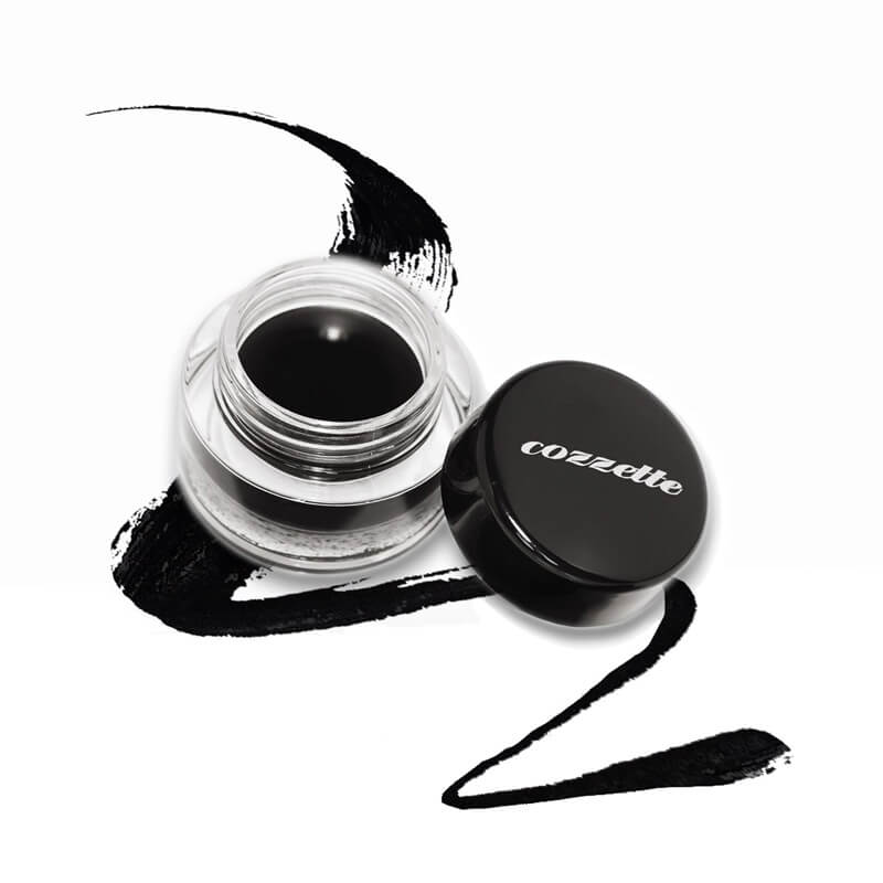 Cozzette Stylist Creme Eyeliner - Long Lasting Waterproof Gel Eyeliner for Smokey Eyes & Winged Liner - Perfect for Professional Makeup & Daily Use