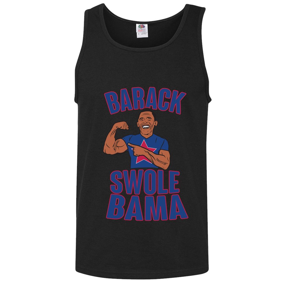 Keepin' It Fresh Barack Swolebama Workout Tank Top for Men - Gym, Running & Casual Wear