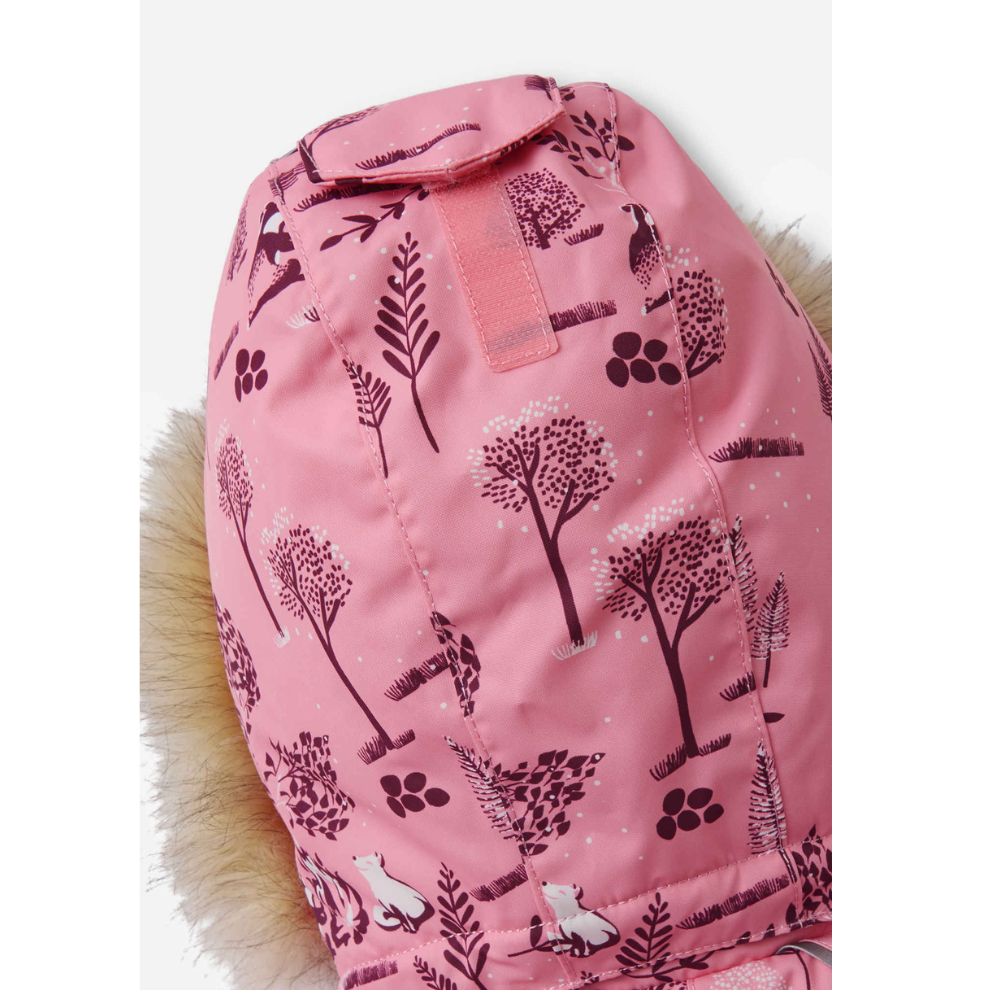 Reima Lappi Baby Snowsuit - Waterproof Winter Jacket & Pants Set for Infants & Toddlers (Sunset Pink) - Perfect for Snow Play, Outdoor Adventures & Cold Weather Protection