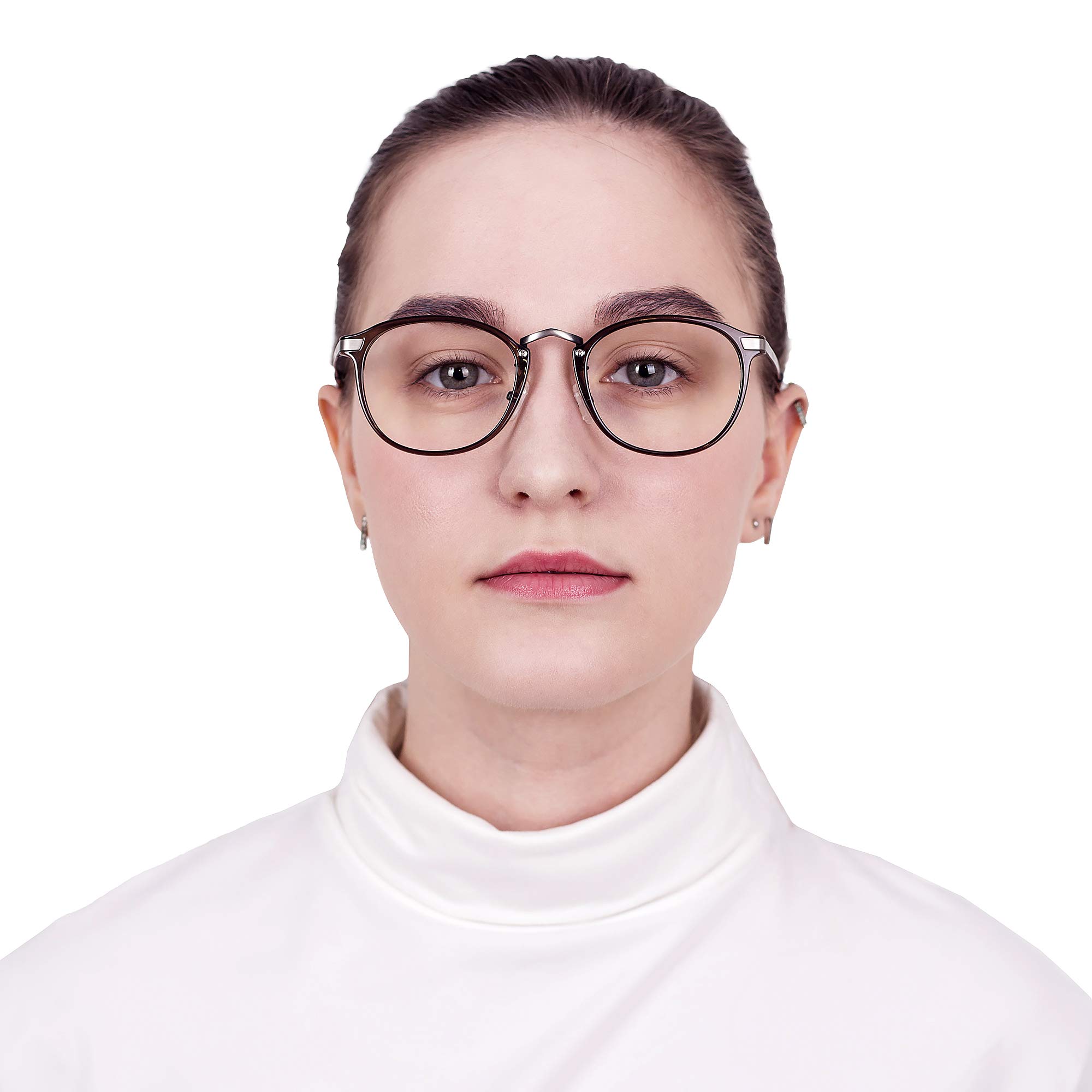LifeArt Blue Light Blocking Glasses - Anti Eyestrain Computer Reading Glasses for Women & Men - Gaming & TV Glasses with Anti Glare (Black, +0.75 Magnification) - Perfect for Office Work, Online Classes & Nighttime Screen Use