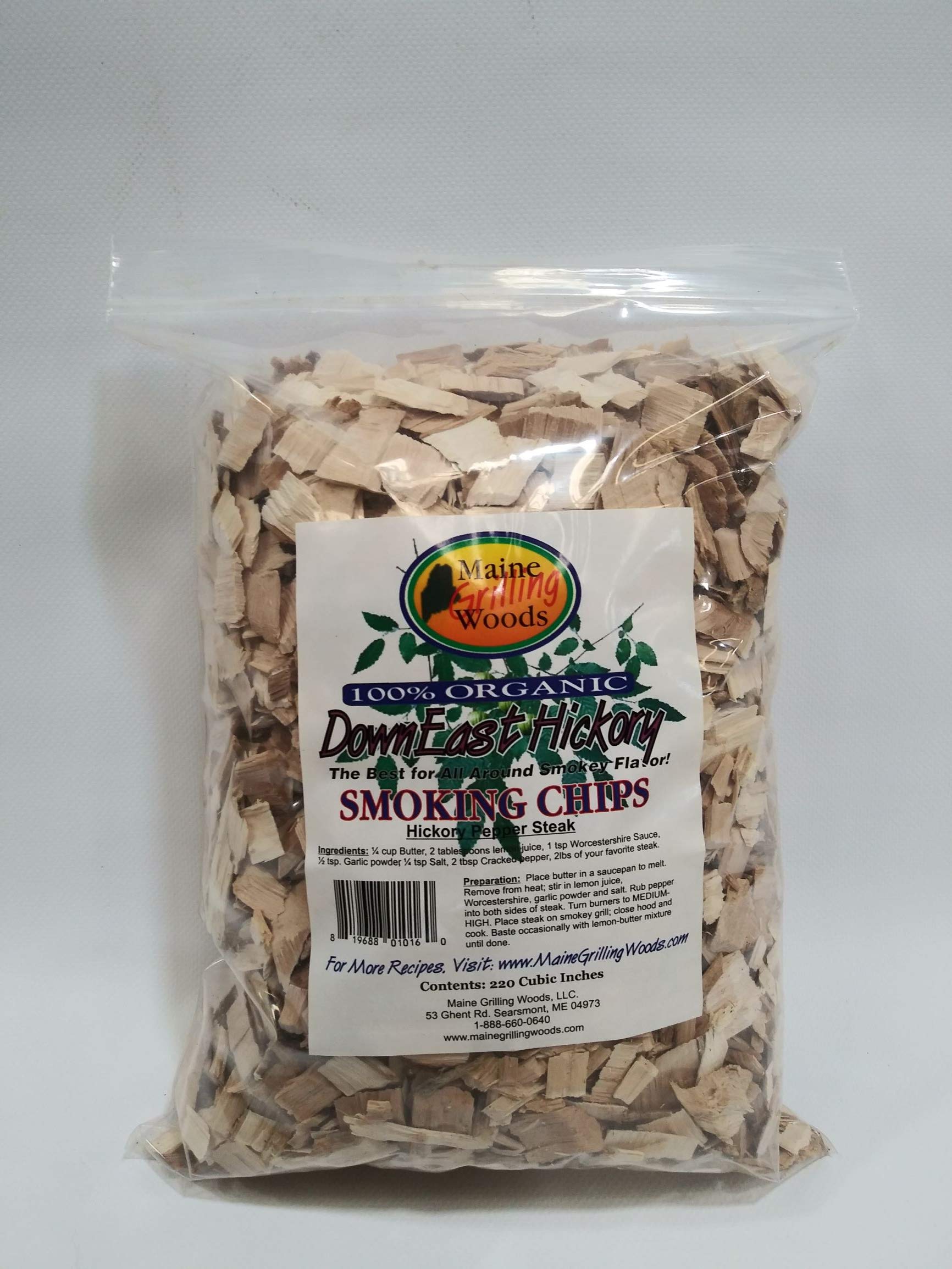 Premium Hickory Wood Chips for Smoking & Grilling – Natural BBQ Flavor Enhancer for Meat, Fish & Poultry – Ideal for Backyard Cookouts, Camping & Outdoor Cooking