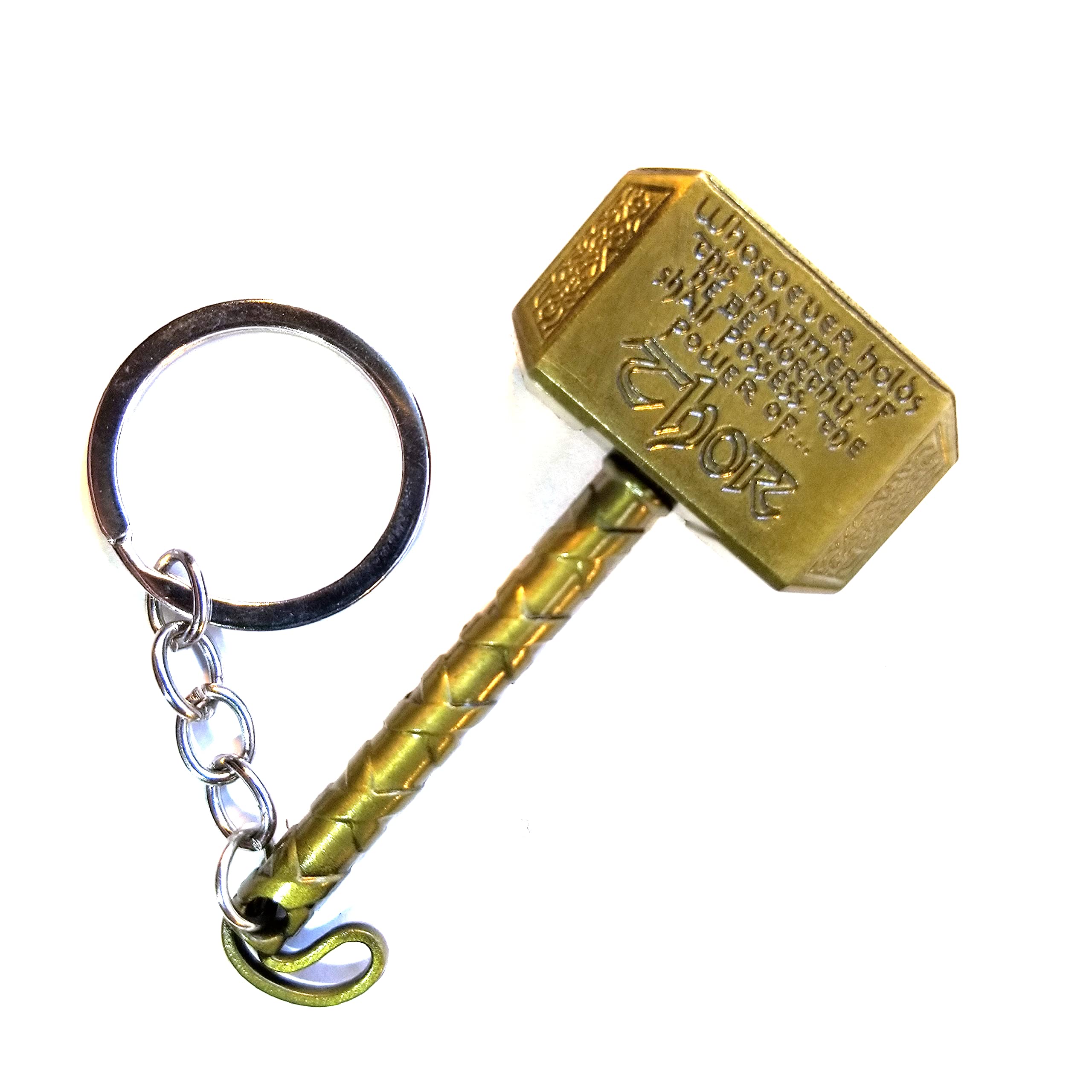 Mjölnir Thor's Hammer Keychain - Norse Viking Jewelry Gift for Men
