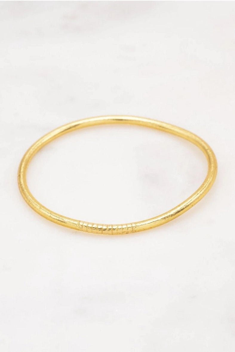 Jonc BOUDDHISTE Flexible Transparent with Golden Leaves - Elegant Spiritual Bracelet for Meditation, Yoga, and Boho Fashion Accessories