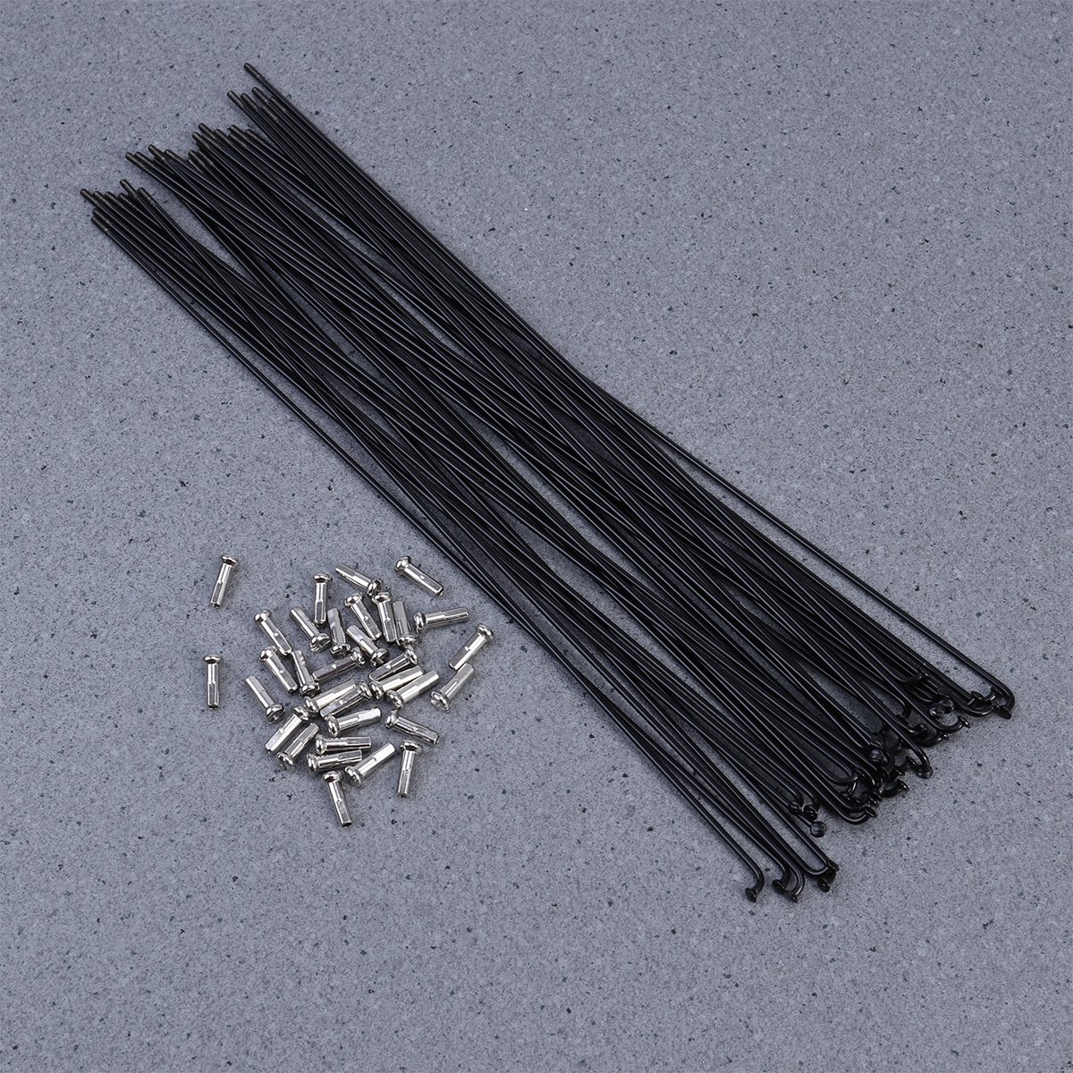 LIOOBO 72pcs Bike Spoke Kit - High-Quality Steel Spokes for Mountain Bikes & Cycling Accessories - Durable Bike Repair Supplies for Off-Road & Commuter Bikes