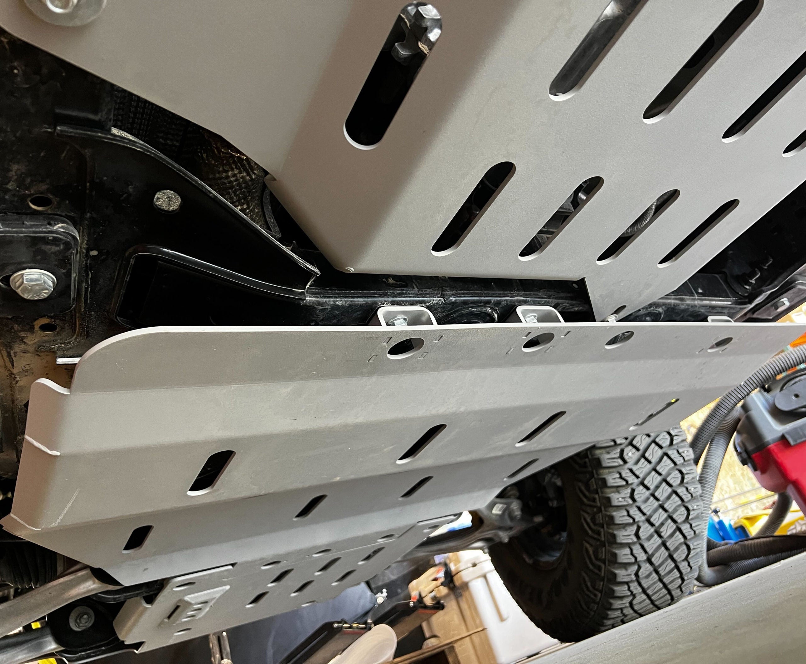 2022-2024 Ford Bronco CBI Off-Road Overland Rear Skid Plate - Heavy-Duty Protection for Rock Crawling & Adventure Travel