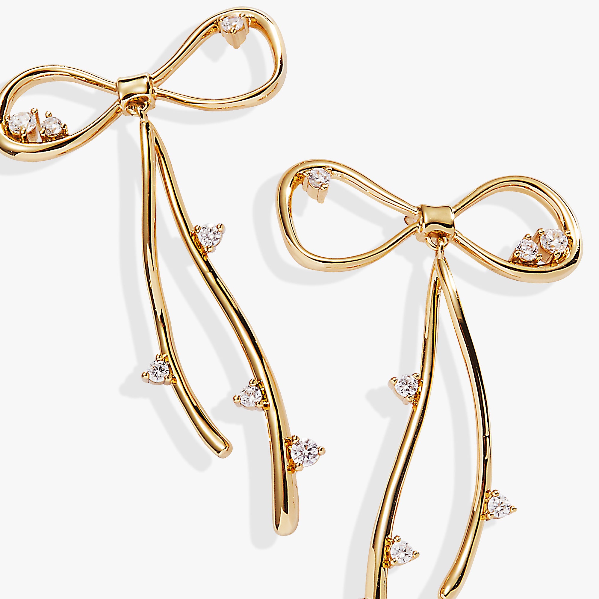 Elegant Coquette Bow Earrings for Women - Dainty & Feminine Jewelry Gift for Valentine's Day, Party, or Everyday Wear