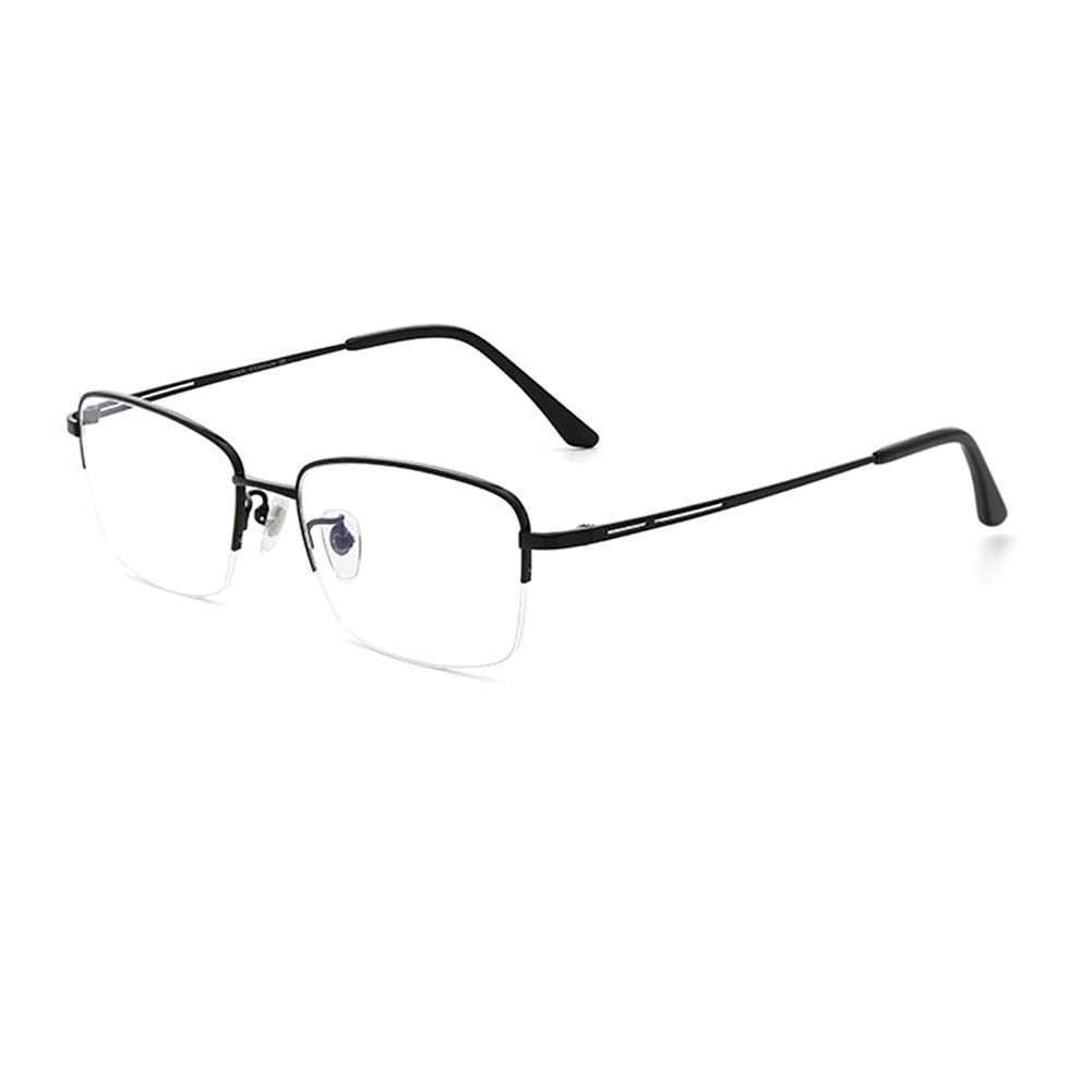 Progressive Multifocal Photochromic Reading Glasses for Men - Pure Titanium Frame, UV400 Protection - Perfect for Outdoor Reading & Daily Use