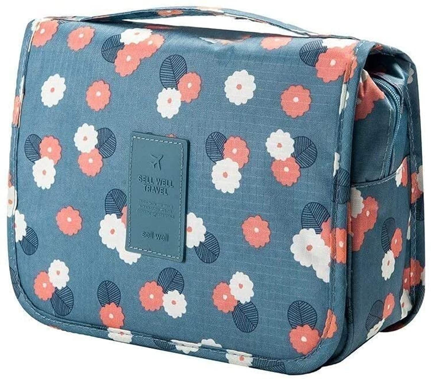 Large Cosmetic Bag for Travel - Multifunctional Makeup Organizer with Hook for Men & Women | Perfect for Grooming & Toiletries