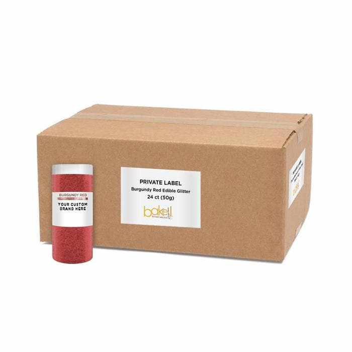 Burgundy Red Tinker Dust® Glitter for Crafts - Private Label Cosmetic Grade Glitter for Nails, DIY Projects, and Party Decorations