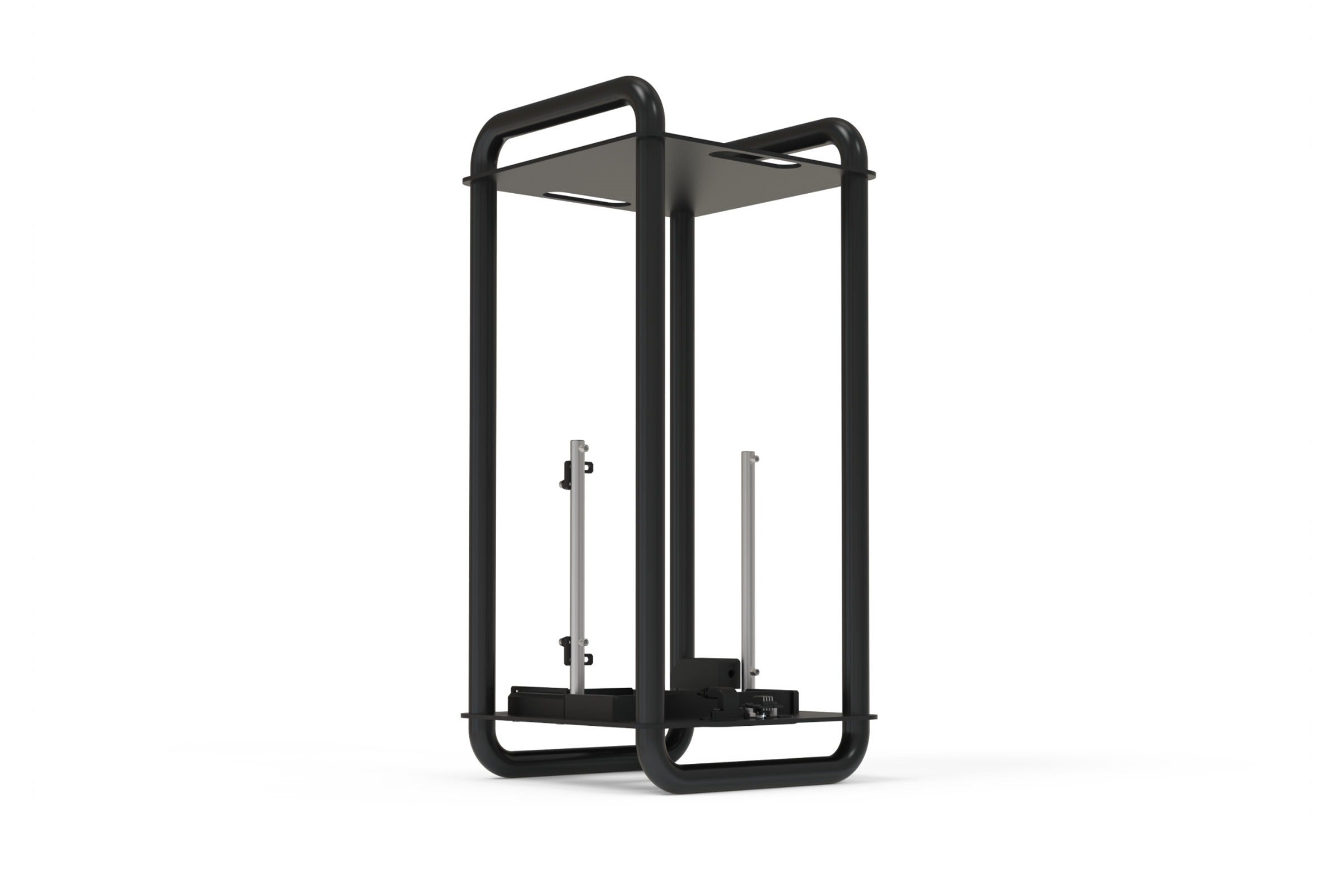 Streacom DA6 XL Open Frame ITX PC Case - Chrome & Black - Compact Gaming & Workstation Builds for Enthusiasts