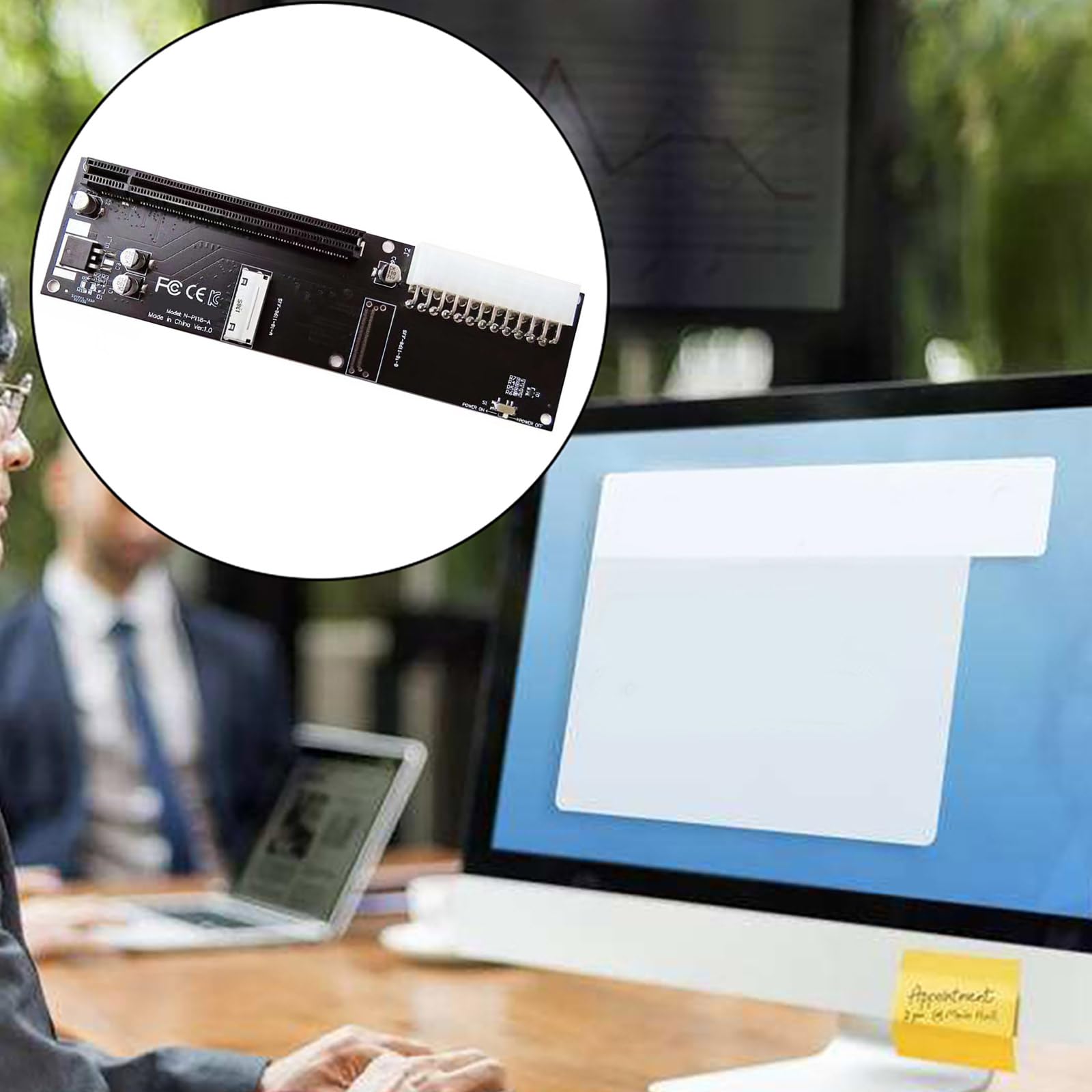 Paopaoldm SFF 8611 PCIe External Graphics Card Adapter - eGPU Converter for Desktop & Laptop - Compatible with NVIDIA/AMD GPUs - Perfect for Gaming, Video Editing & VR Setup