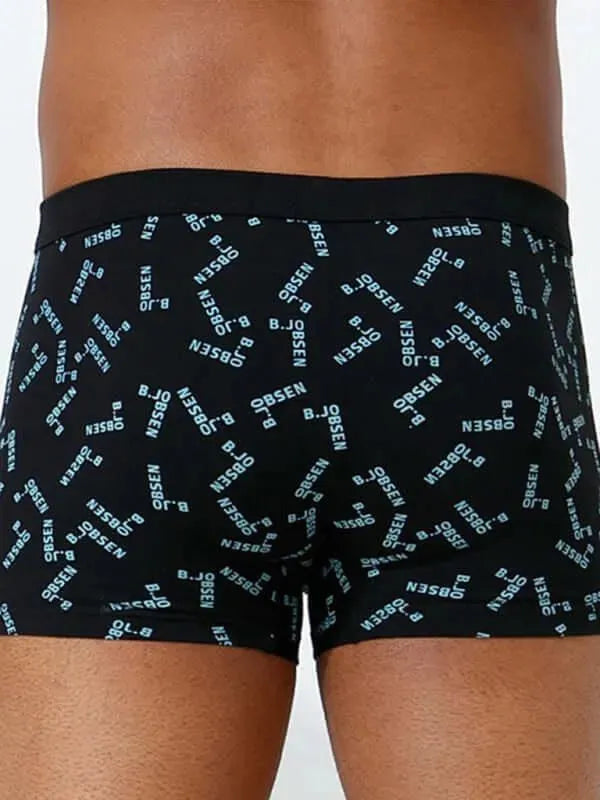 Breathable Printed Men's Boxer Briefs - Soft Comfortable Underwear for Everyday Wear & Active Lifestyle