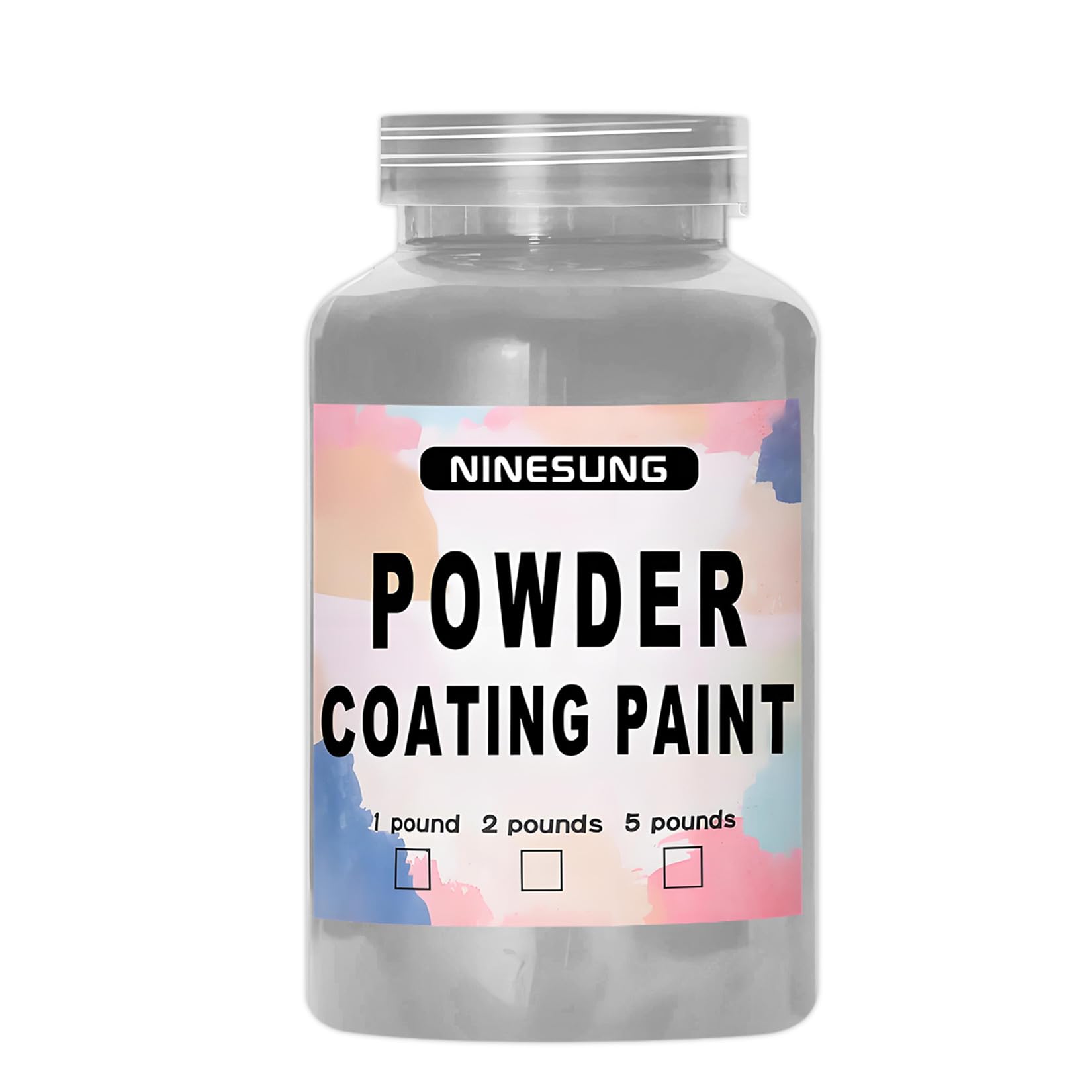Premium Powder Coating Paint for Metal Surfaces - High-Quality Car Paint & Building Material | Durable Powder Paint for Steel Structures, Factories, Buildings | Ideal for Playgrounds, Gardens & DIY Projects | Light Grey (4 oz) | Weather-Resistant & Long-Lasting Finish