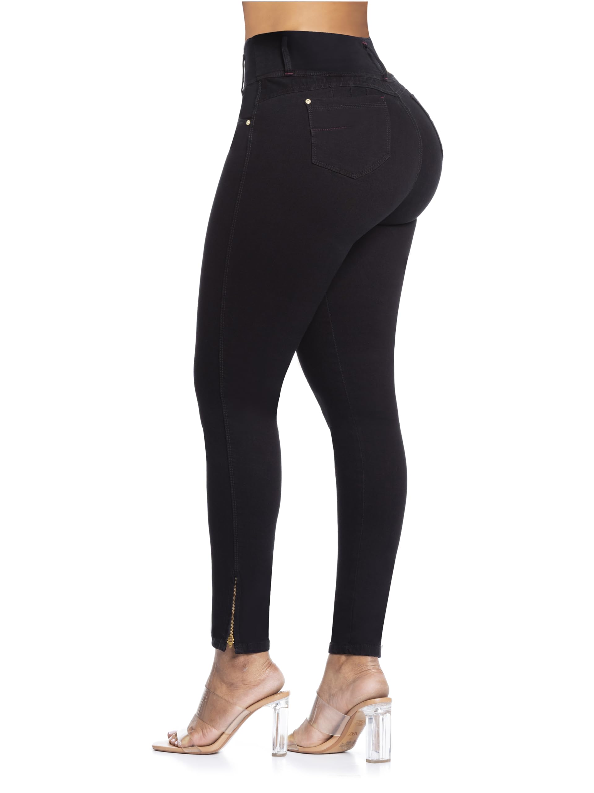 LT.ROSE High Waisted Butt Lifting Jeans for Women | Colombian Style