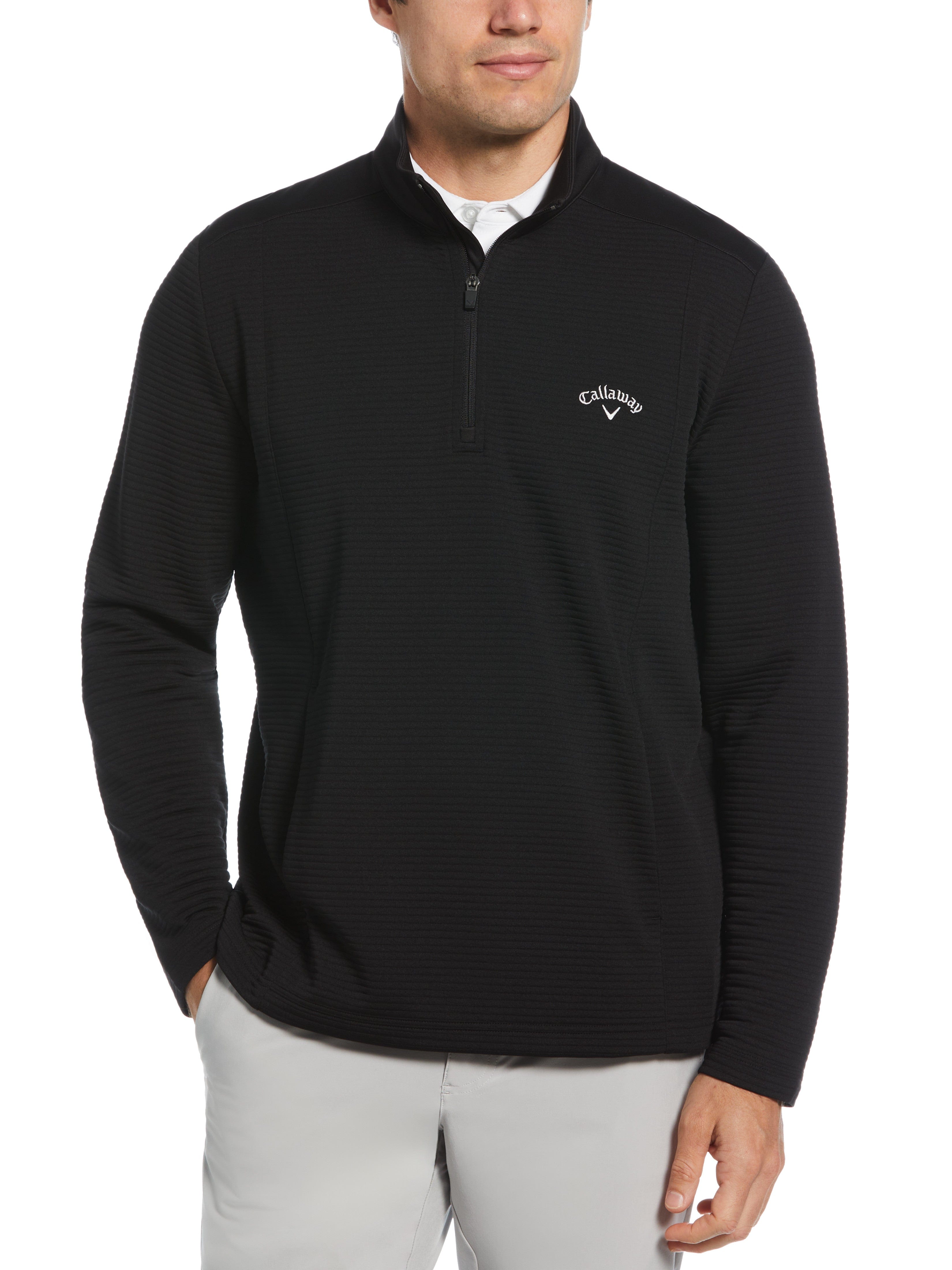 Men's Ottoman Quarter Zip Sweater - Soft & Stylish Pullover for Casual Wear, Office & Outdoor Activities