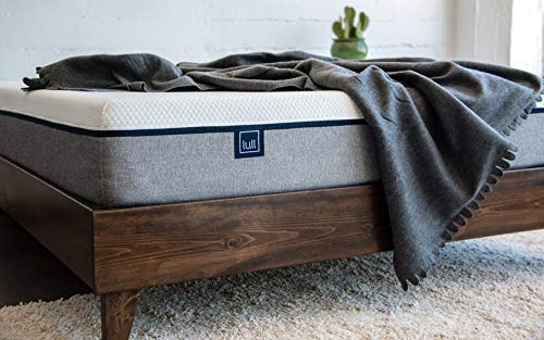 Lull Platform Bed Frame - Solid Pine Wood Twin XL Bed with Slatted Base, No Box Spring Needed | Modern Minimalist Design, Easy Assembly | Perfect for Small Spaces, Guest Rooms & Minimalist Bedrooms
