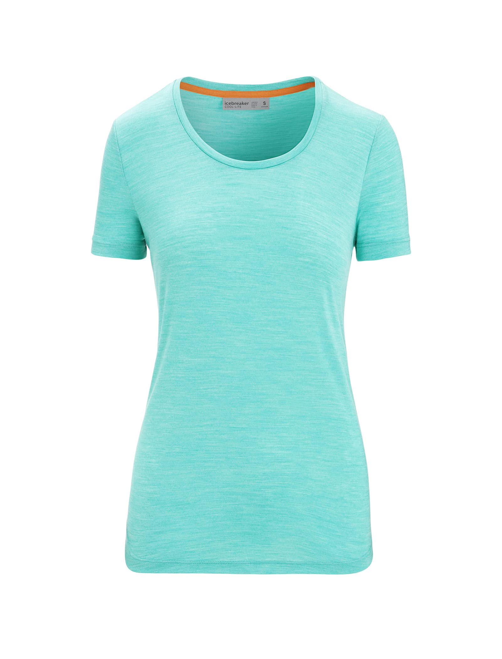 Icebreaker Merino Women's Sphere II Short Sleeve Scoop Neck T-Shirt - 100% Natural Merino Wool Base Layer for Hiking, Yoga & Travel | Moisture-Wicking & Odor-Resistant