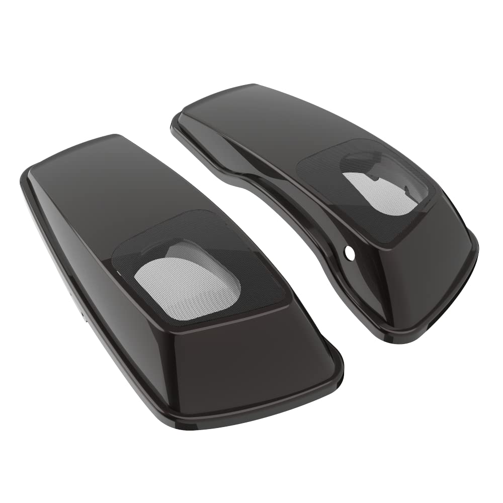Color Matched 6X9 Saddlebag Speaker Lids for 2014+ Harley Davidson Touring Bikes | Perfect Audio Upgrade for Road Trips & Cruising