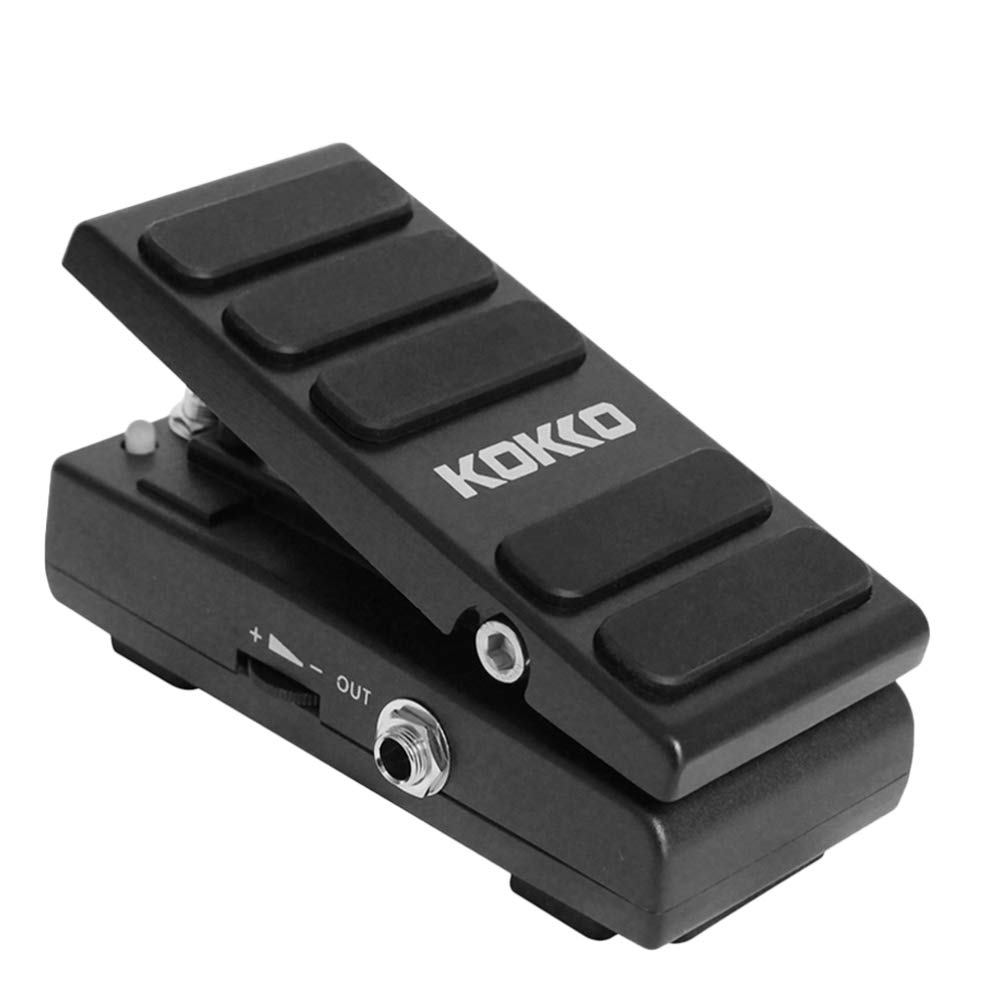 Metal Guitar Effect Pedal with Noise Gate & Wah Sound - Volume Control Pedal for Electric Guitar & Bass (Black) | Perfect for Live Performances, Studio Recording & Practice Sessions