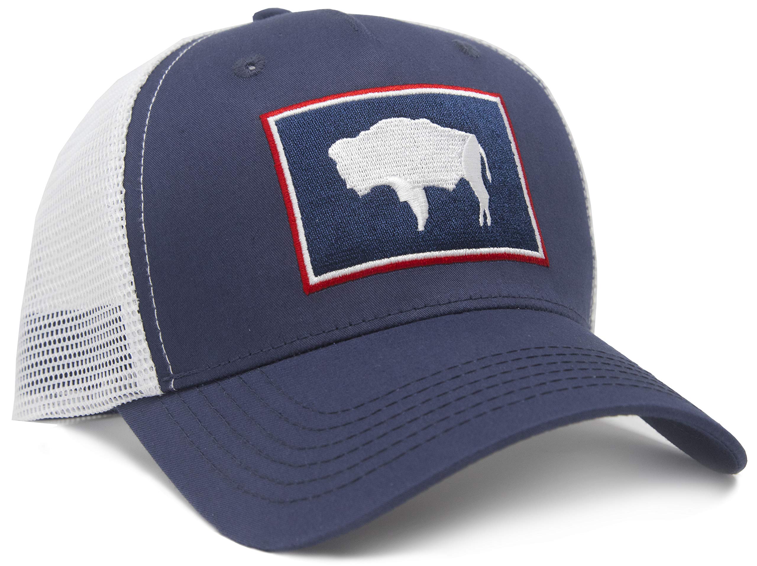 Premium Wyoming Flag Snapback Trucker Baseball Hat - Adjustable & Stylish for Outdoor, Sports & Casual Wear
