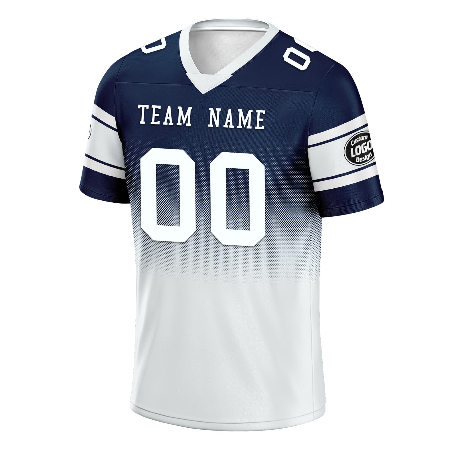 Custom Dallas Cowboys Blue & White Football Jersey and Hat Combo - Personalized NFL Fan Gear for Men & Women - Perfect for Game Day, Tailgating, and Sports Events
