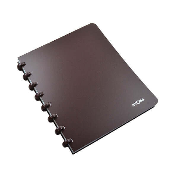Atoma Classic Colours Polypropylene Cover Disc Bound Refillable Notebook 195 x 210mm - Perfect for Office, School & Creative Journaling