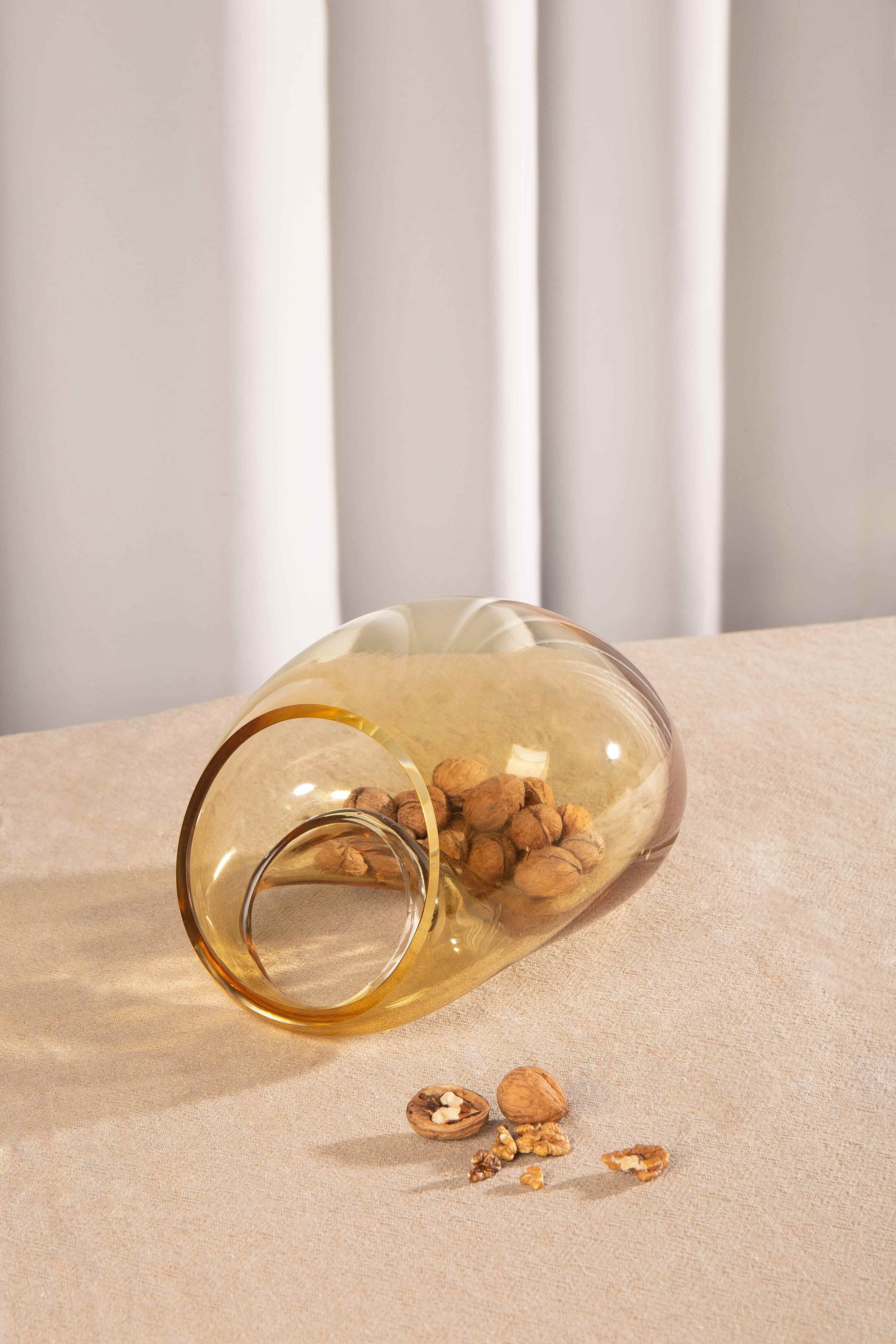 Noom Gutta Boon Vase - Modern Ceramic Home Decor for Living Room, Bedroom & Office
