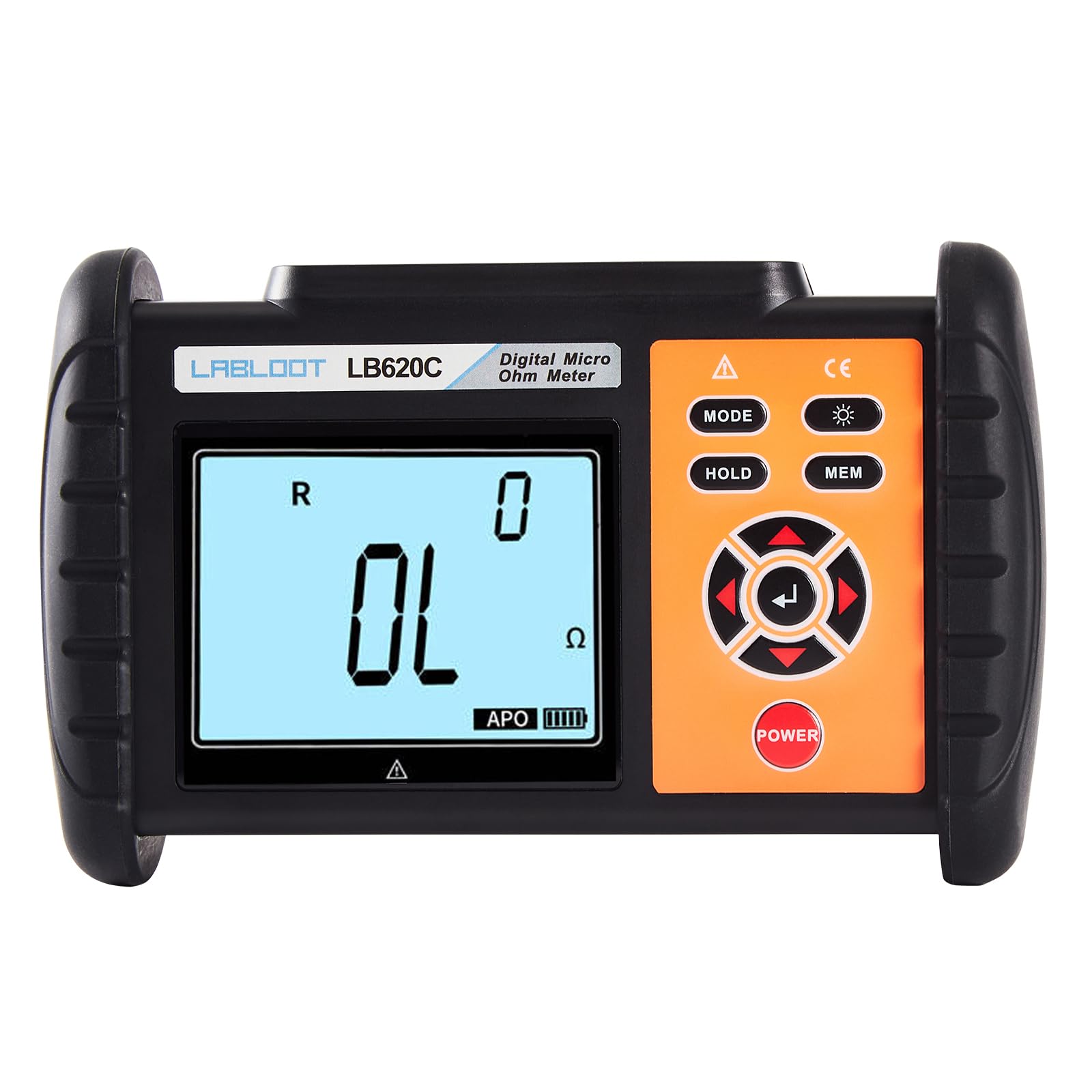 LB620C Digital DC Low Resistance Meter - High Precision Micro Ohmmeter for Equipotential Testing, Motor & Connector Resistance Measurement | Ideal for Electrical Engineering, Industrial Maintenance & Laboratory Use