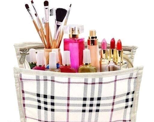 Premium Synthetic Travel & Cosmetic Pouch Bag - Extra Large Makeup Organizer Case for Women | Waterproof Toiletry Storage Kit (Pack of 3) | Perfect for Travel, Gym, Beach & Daily Essentials Organization