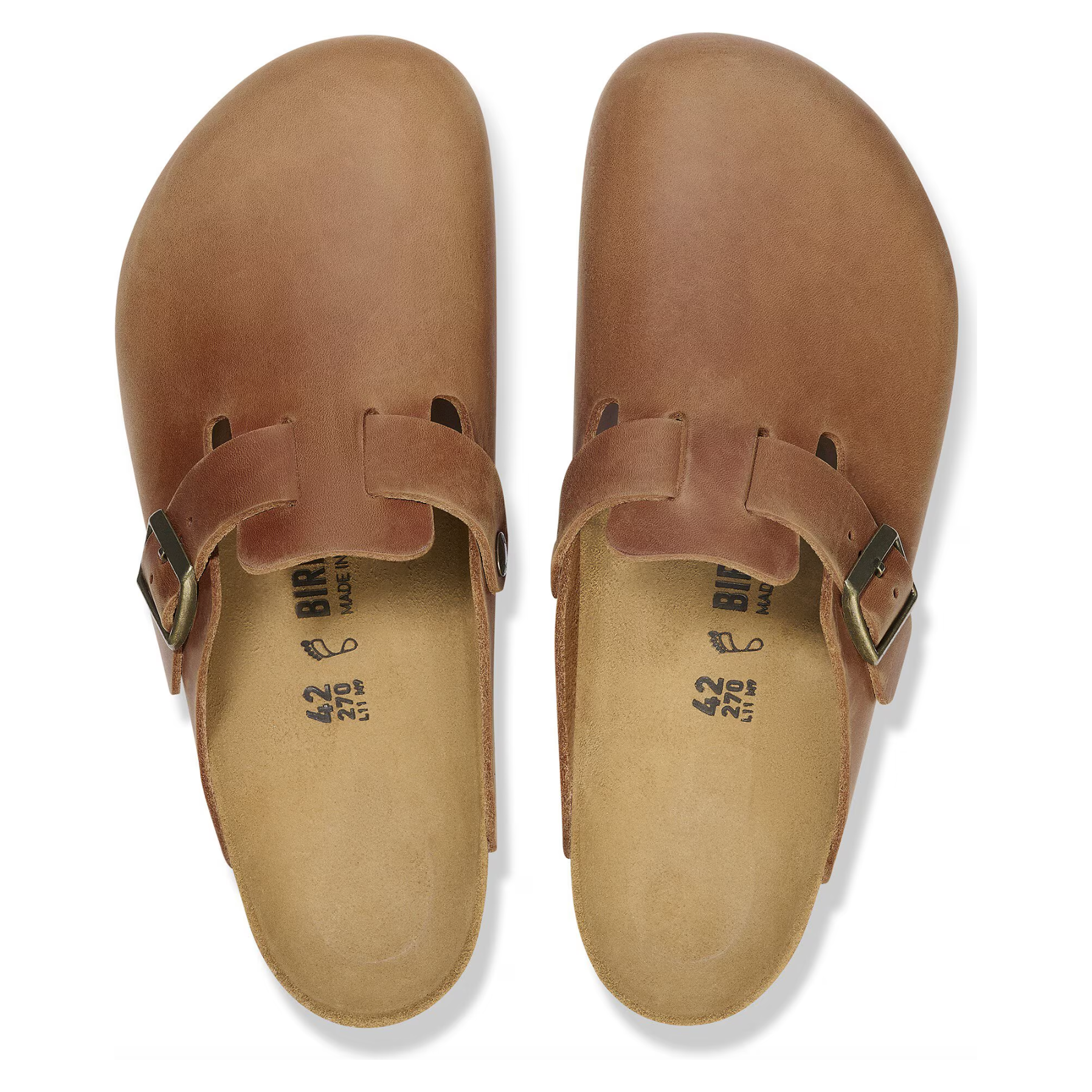 Birkenstock Women's Boston Oiled Leather Clogs - Comfortable Slip-On Shoes for Home, Office & Outdoor Wear