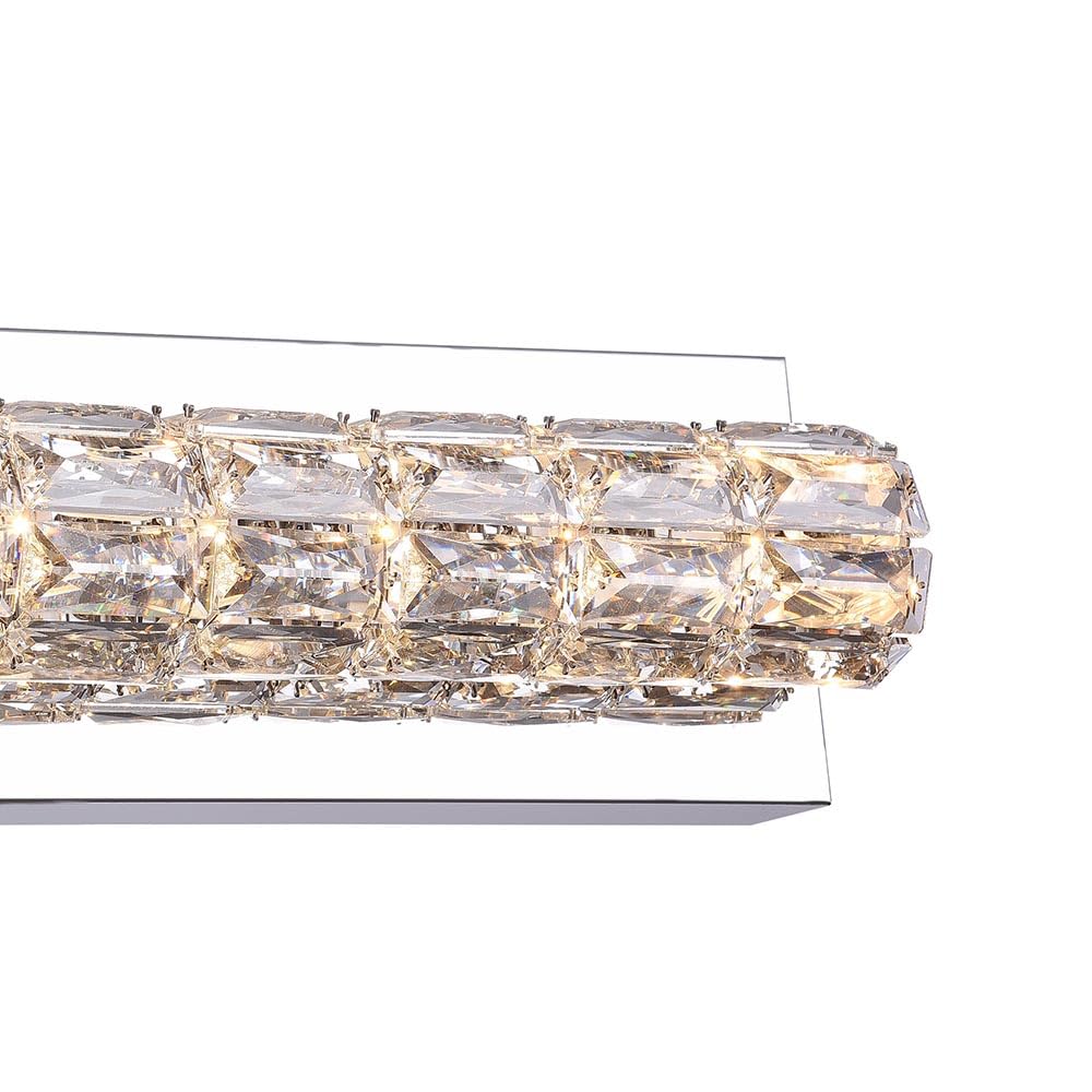 10W 16-LED Chrome Bathroom Vanity Light Fixture - Modern Energy-Efficient Mirror Lighting for Bathroom, Dressing Room & Makeup Area