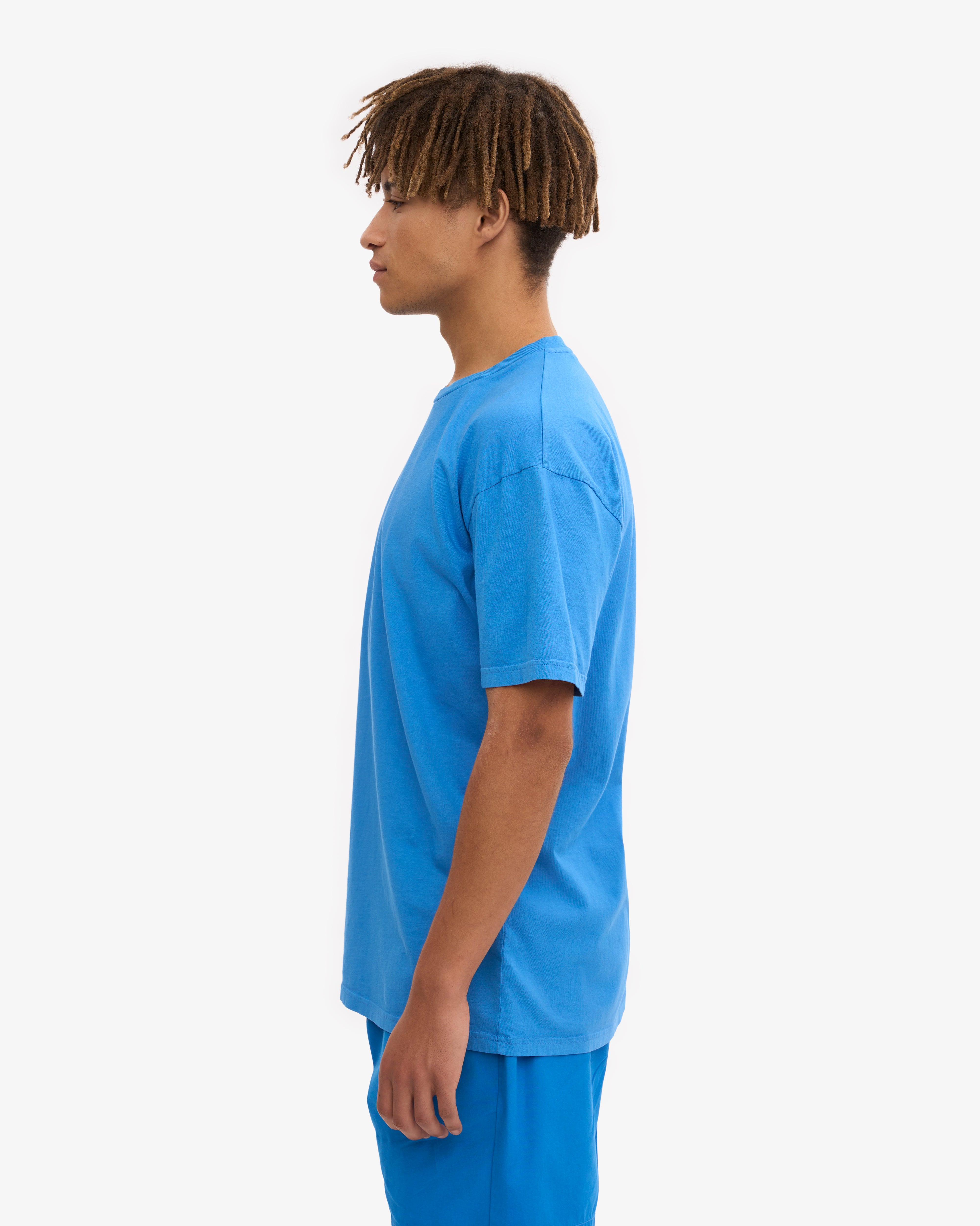 Classic Organic Cotton T-Shirt for Men & Women | Soft & Comfortable Pacific Blue Tee | Perfect for Casual Wear, Gym, and Everyday Outfits