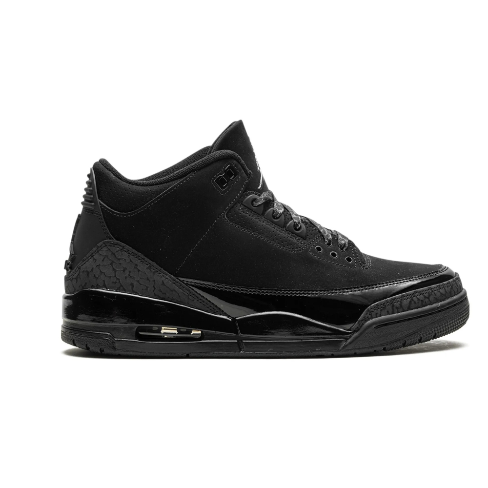 Air Jordan 3 Retro Black Cat (2025) - Men's Basketball Shoes for Streetwear & Sneaker Collection | Perfect for Casual Wear, Gym & Sports