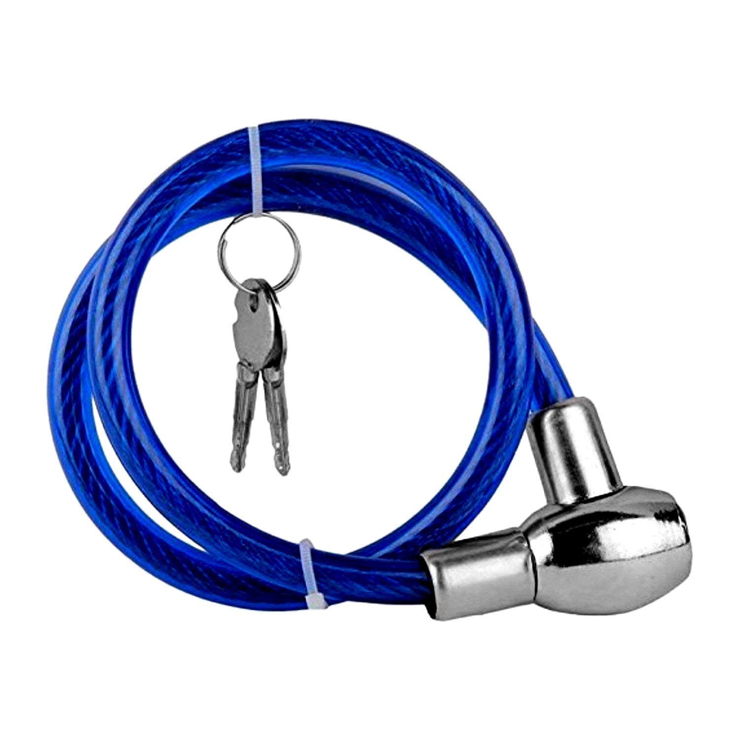 Outdazzle Heavy Duty Bicycle Lock with 2 Keys - Secure Bike & Helmet Lock, Durable Multi-Use Cycle Lock for Outdoor Cycling, Commuting & Parking - (Color May Vary)