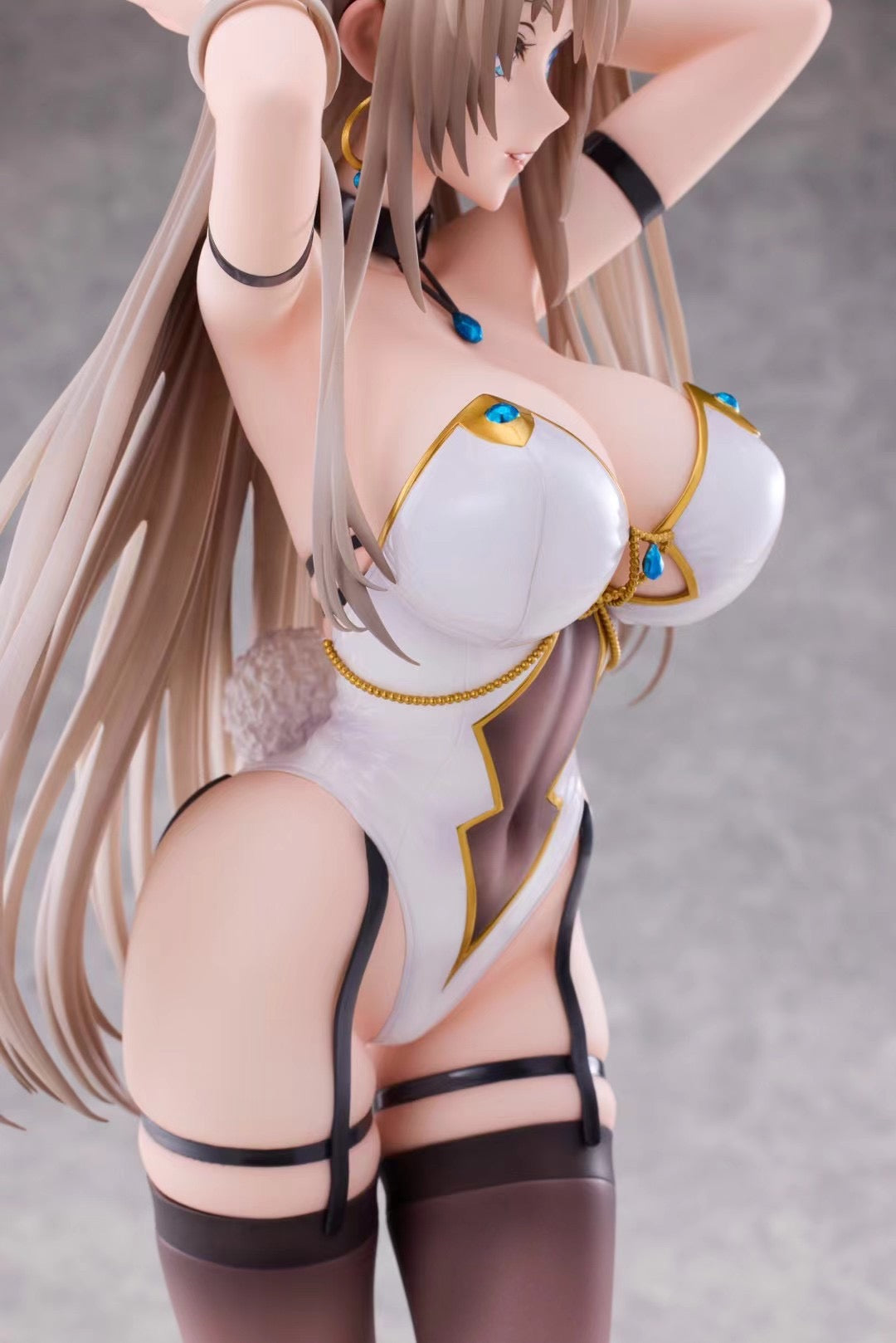 Otherwhere Studio OC The White Bunny Lady - Cute Anime Bunny Girl Figure for Collectors | Perfect for Display, Cosplay, and Gift Giving